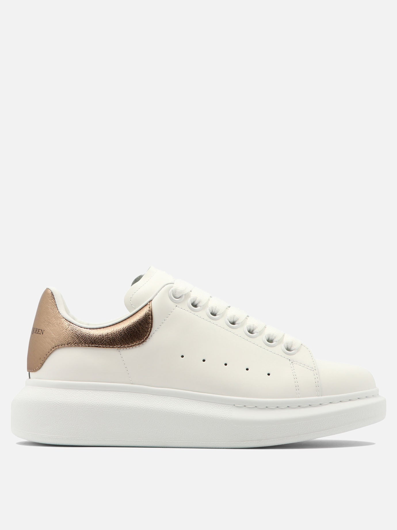 Sneaker basse 100% leather - 100% rubber  Bianco - Alexander McQueen Donna | PDP | VIETTI Online Store | thumbnail