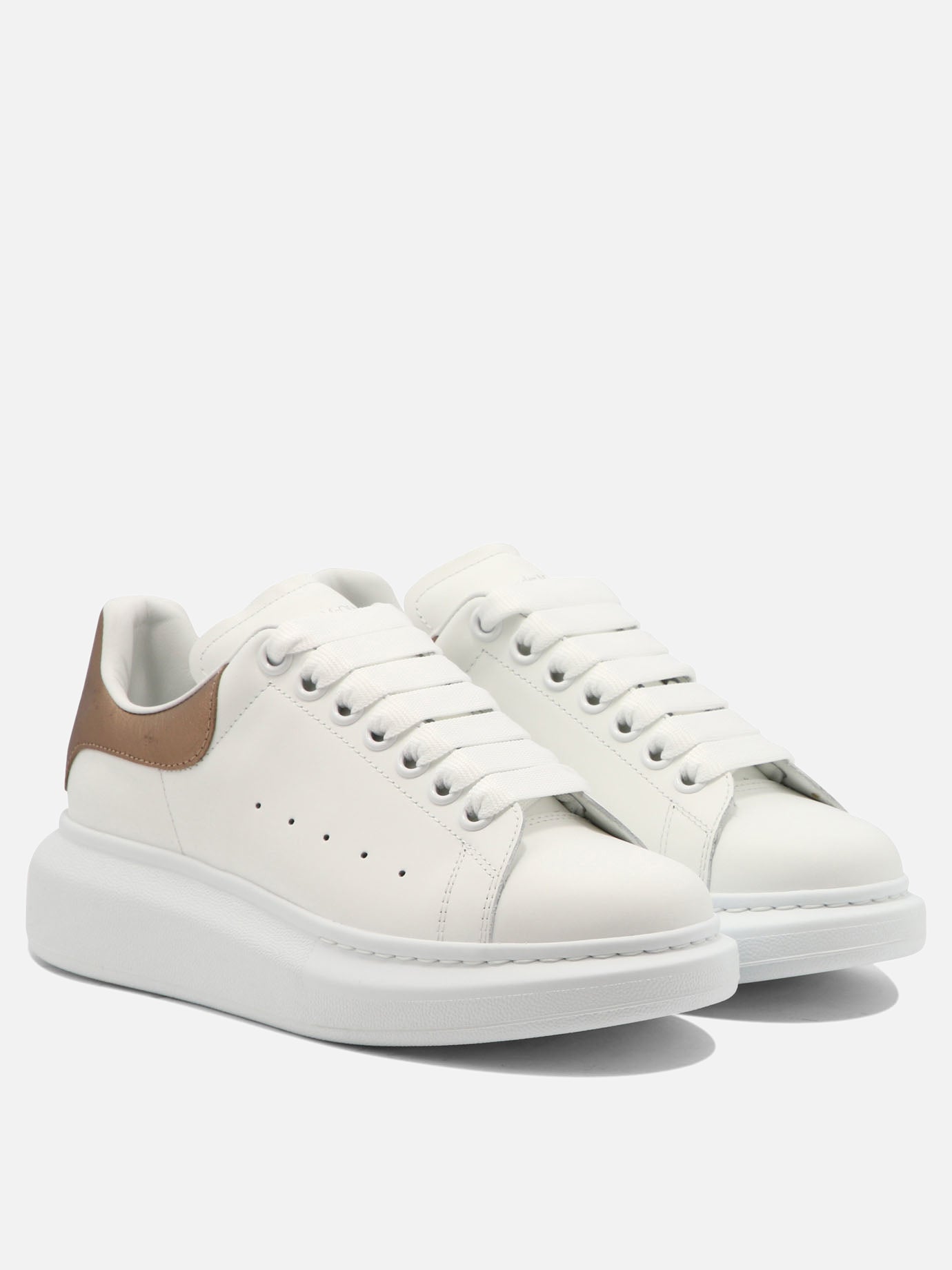 Sneaker basse 100% leather - 100% rubber  Bianco - Alexander McQueen Donna | PDP | VIETTI Online Store | thumbnail_2