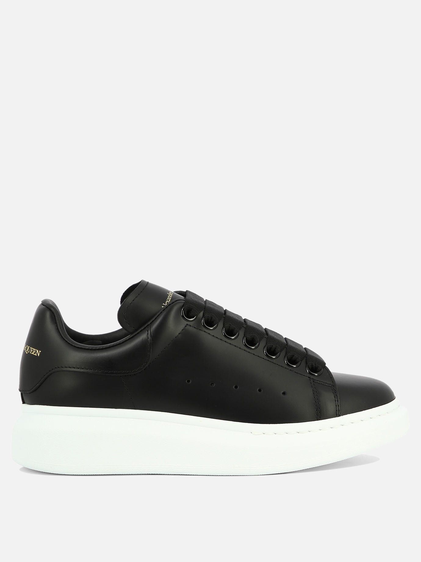 Sneaker basse 100% leather - 100% rubber  Nero - Alexander McQueen Donna | PDP | VIETTI Online Store | Zoom-Modal
