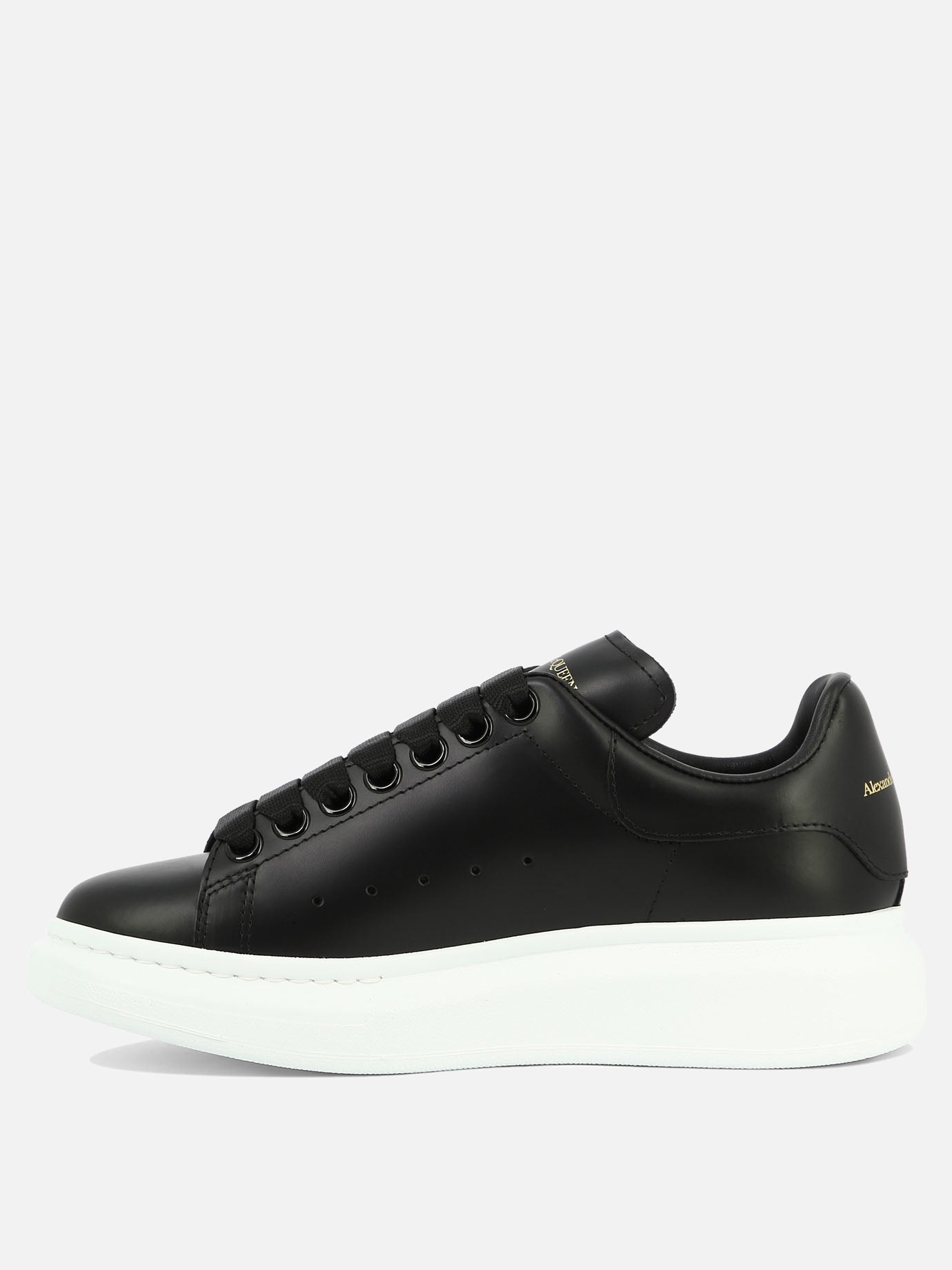 Sneaker basse 100% leather - 100% rubber  Nero - Alexander McQueen Donna | PDP | VIETTI Online Store | thumbnail_3