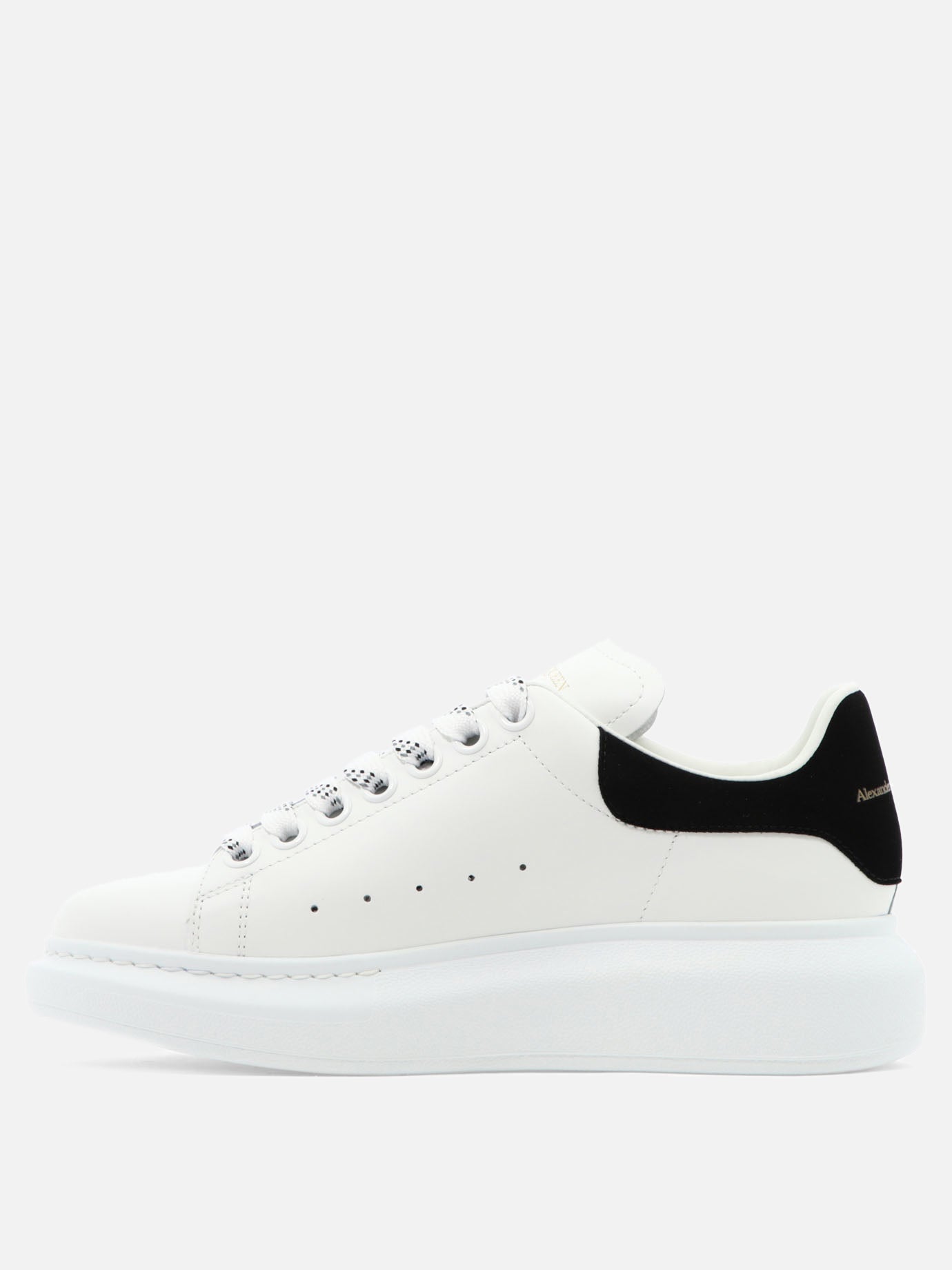Sneaker basse 100% calf leather - 100% rubber  Bianco - Alexander McQueen Donna | PDP | VIETTI Online Store | thumbnail_3