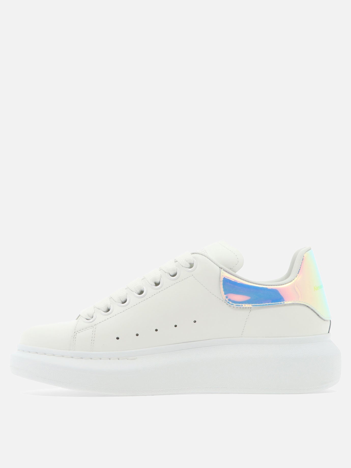 Sneaker basse 100% calf leather - 100% rubber  Bianco - Alexander McQueen Donna | PDP | VIETTI Online Store | thumbnail_3