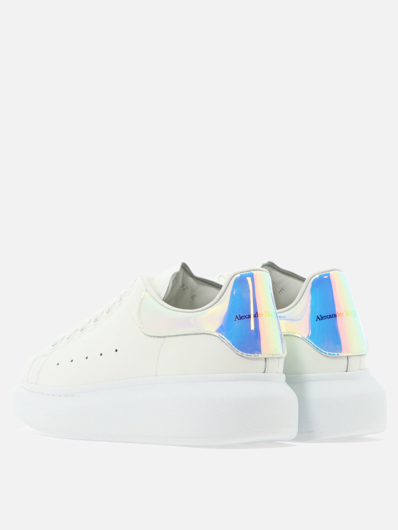 Sneaker basse 100% calf leather - 100% rubber  Bianco - Alexander McQueen Donna | PDP | VIETTI Online Store | thumbnail_4