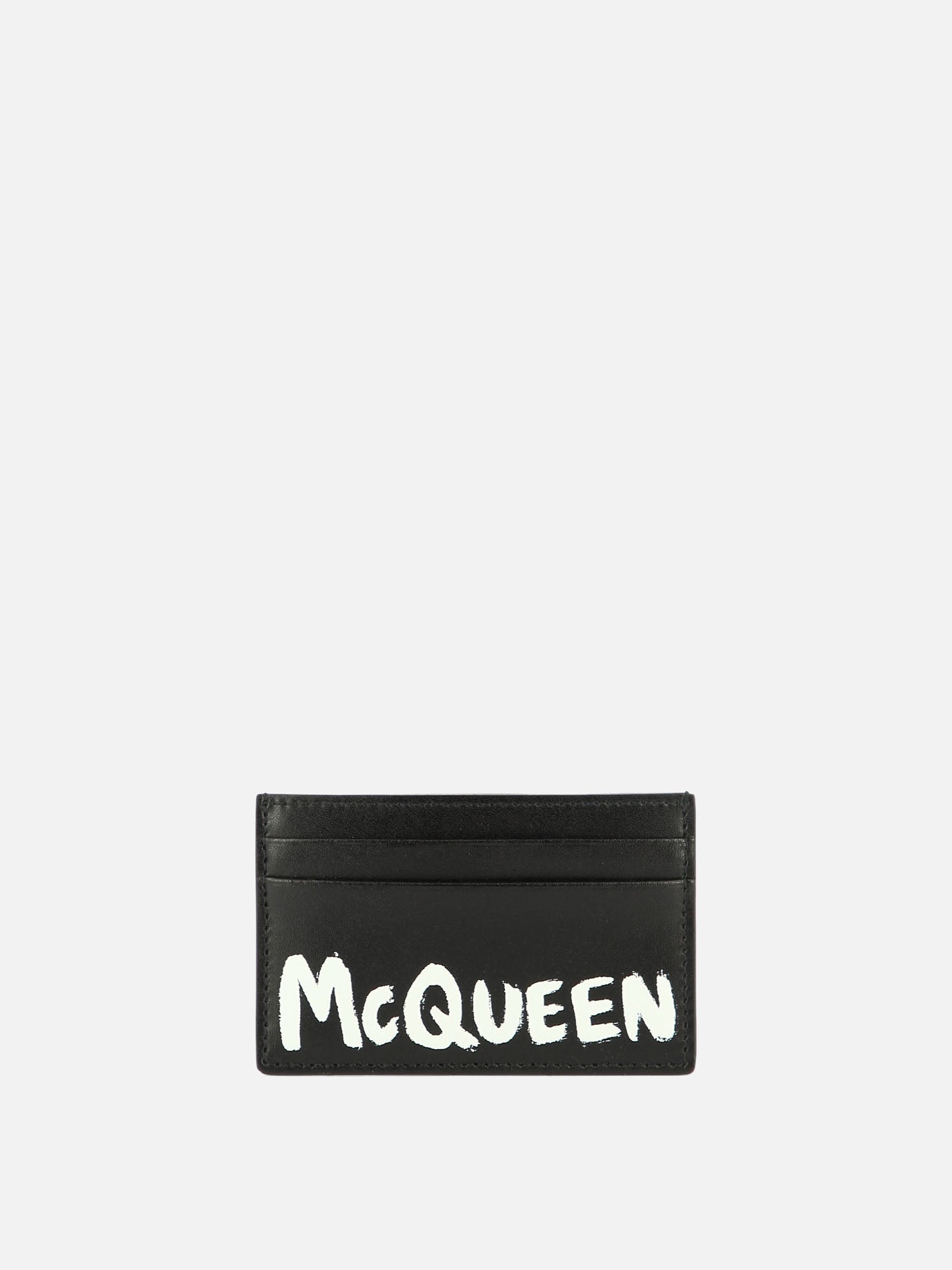 Portacarte 100% calf leather  Nero - Alexander McQueen Uomo | PDP | VIETTI Online Store | thumbnail