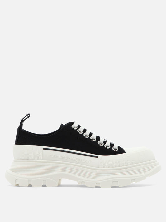 Sneaker basse 100% cotton - 100% rubber  Nero - Alexander McQueen Donna | PLP | VIETTI Online Store 
