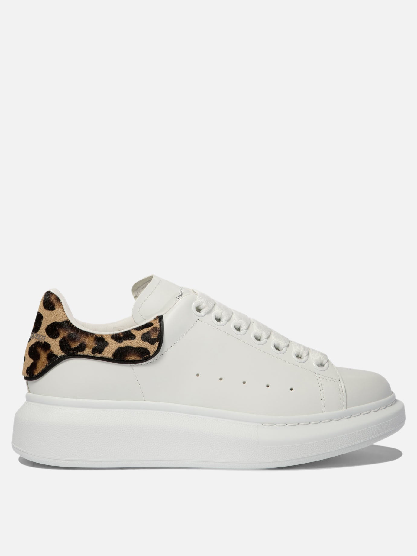 Sneaker basse 100% leather - 100% rubber  Bianco - Alexander McQueen Donna | PDP | VIETTI Online Store | Zoom-Modal
