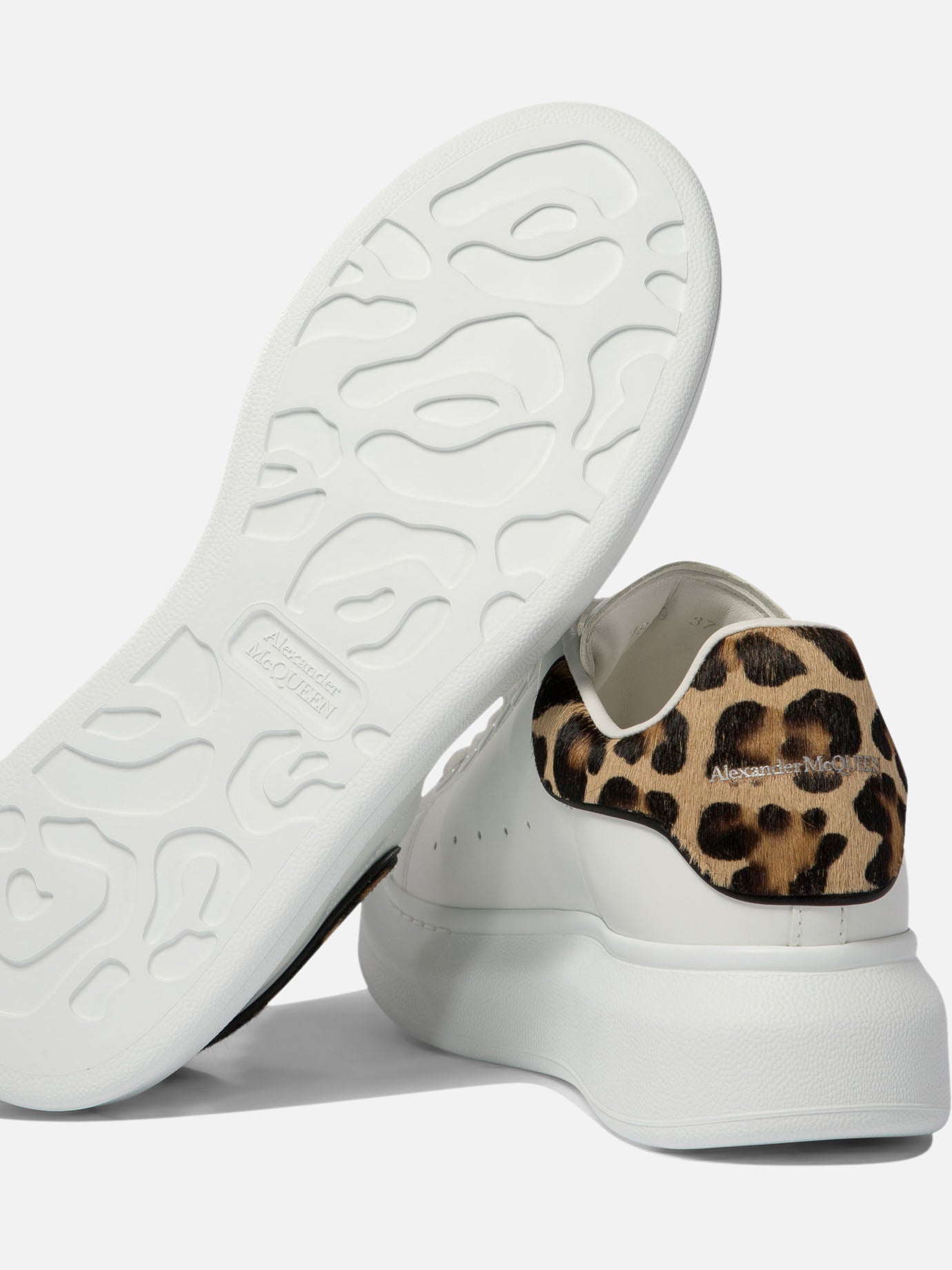 Sneaker basse 100% leather - 100% rubber  Bianco - Alexander McQueen Donna | PDP | VIETTI Online Store | thumbnail_5