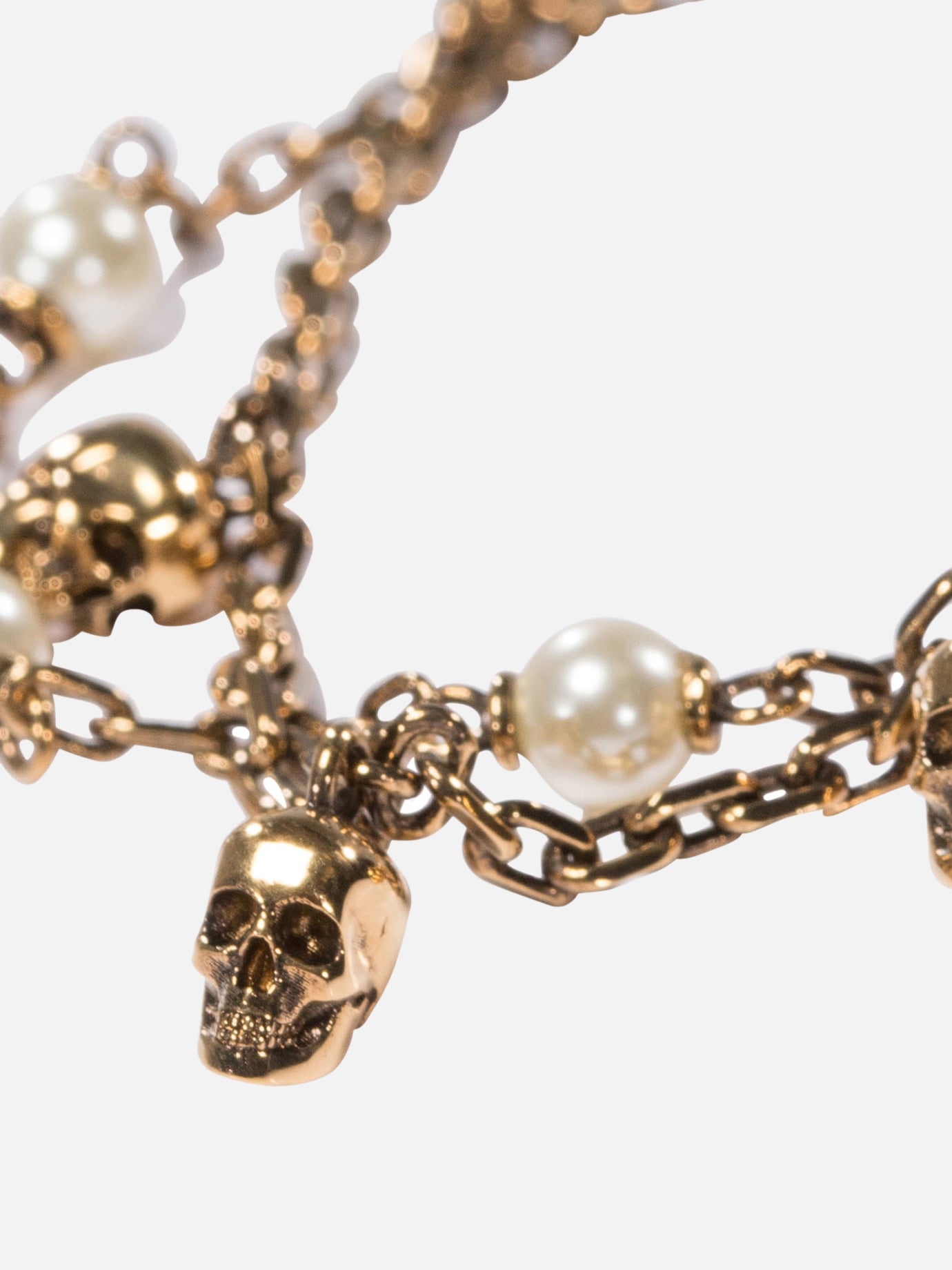 Bracciale "Skull Pearl"