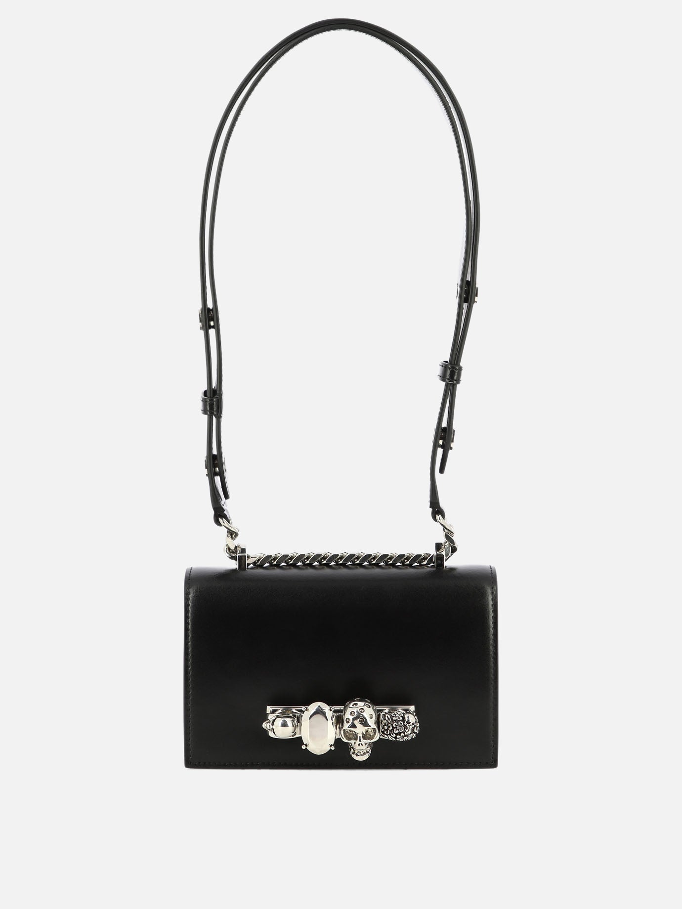 Vietti Alexander McQueen Borsa a tracolla "The Biker Mini Jewelled"