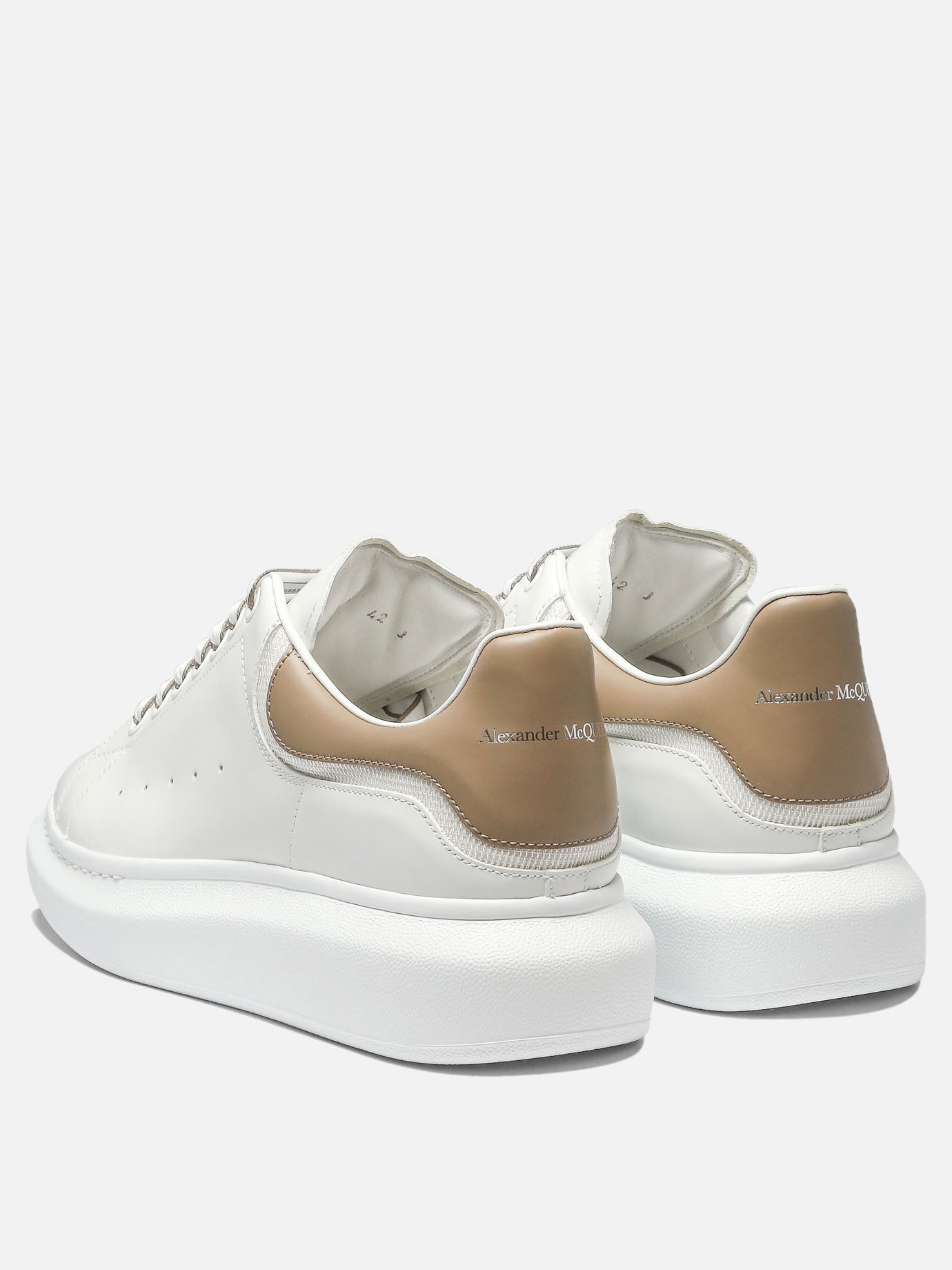 Sneaker basse 100% calf leather - 100% rubber  Bianco - Alexander McQueen Uomo | PDP | VIETTI Online Store | thumbnail_4