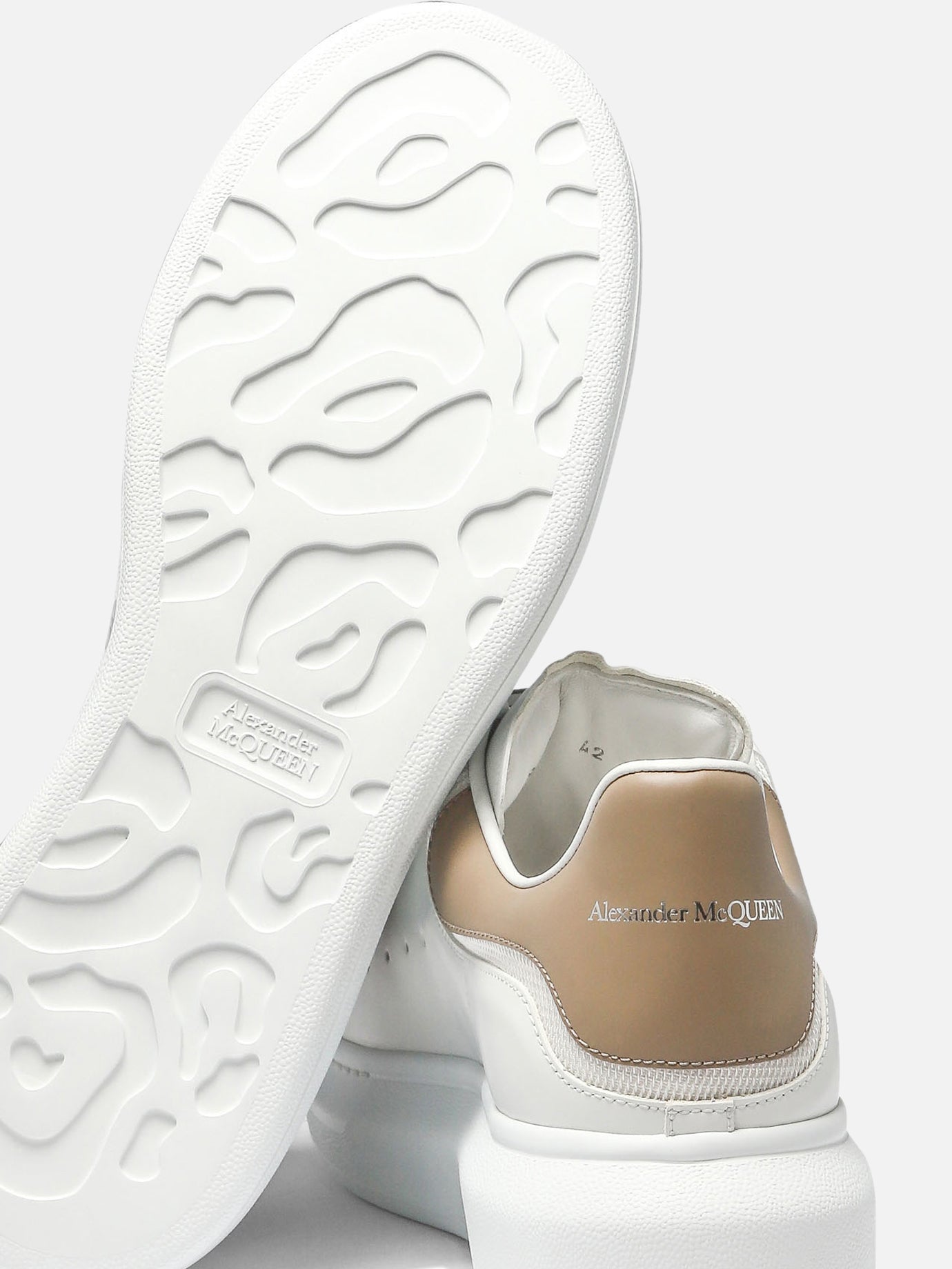 Sneaker basse 100% calf leather - 100% rubber  Bianco - Alexander McQueen Uomo | PDP | VIETTI Online Store | thumbnail_5