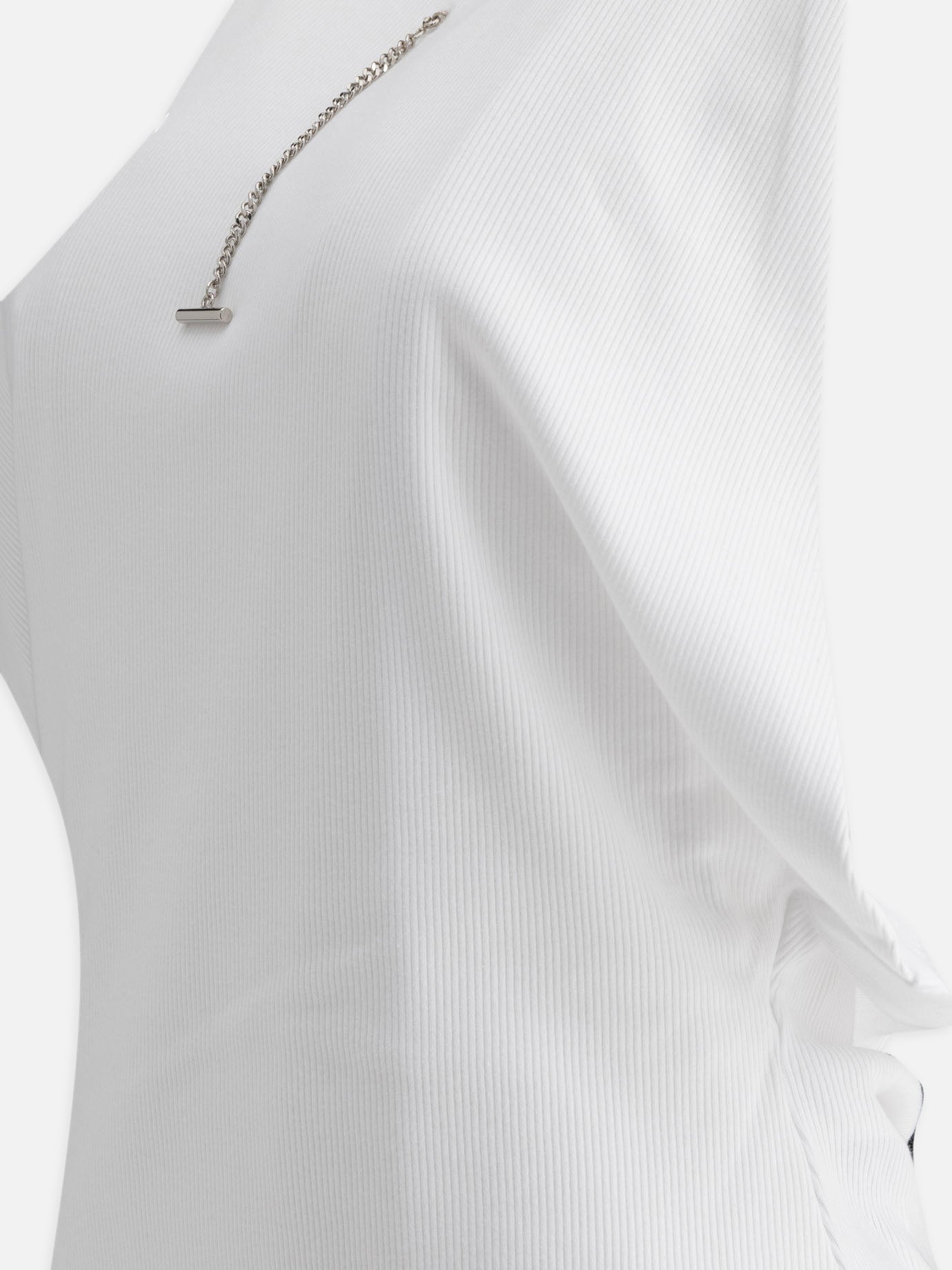 Alexander McQueen Ribbed top White - Women | VIETTI Online Store Alexander McQueen Ribbed top White - Women | VIETTI Online Store