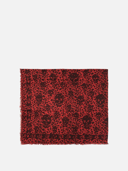 "Leopard Skull" foulard