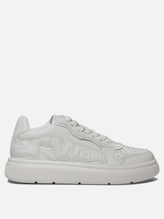 Sneaker basse 100% leather - 100% rubber  Bianco - Alexander Wang Donna | PLP | VIETTI Online Store 

