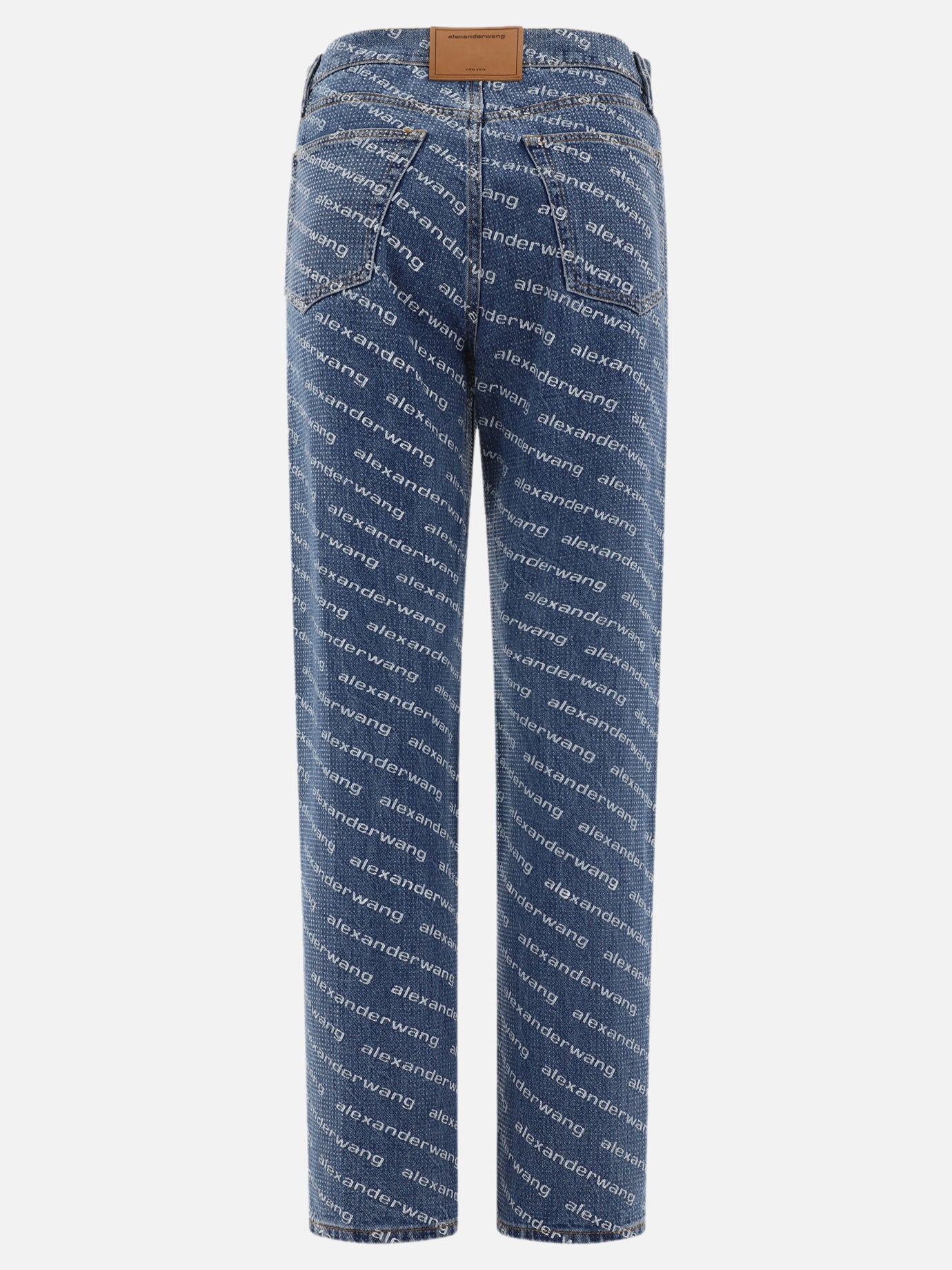 Alexander Wang Logo Print hotsell Jeans