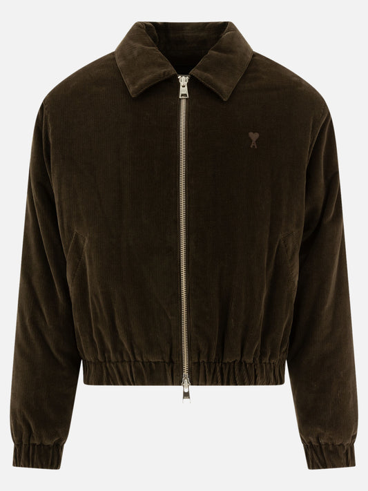 Giacche leggere & Trapuntate Solid colour  Marrone - Ami Paris Uomo | PLP | VIETTI Online Store 
