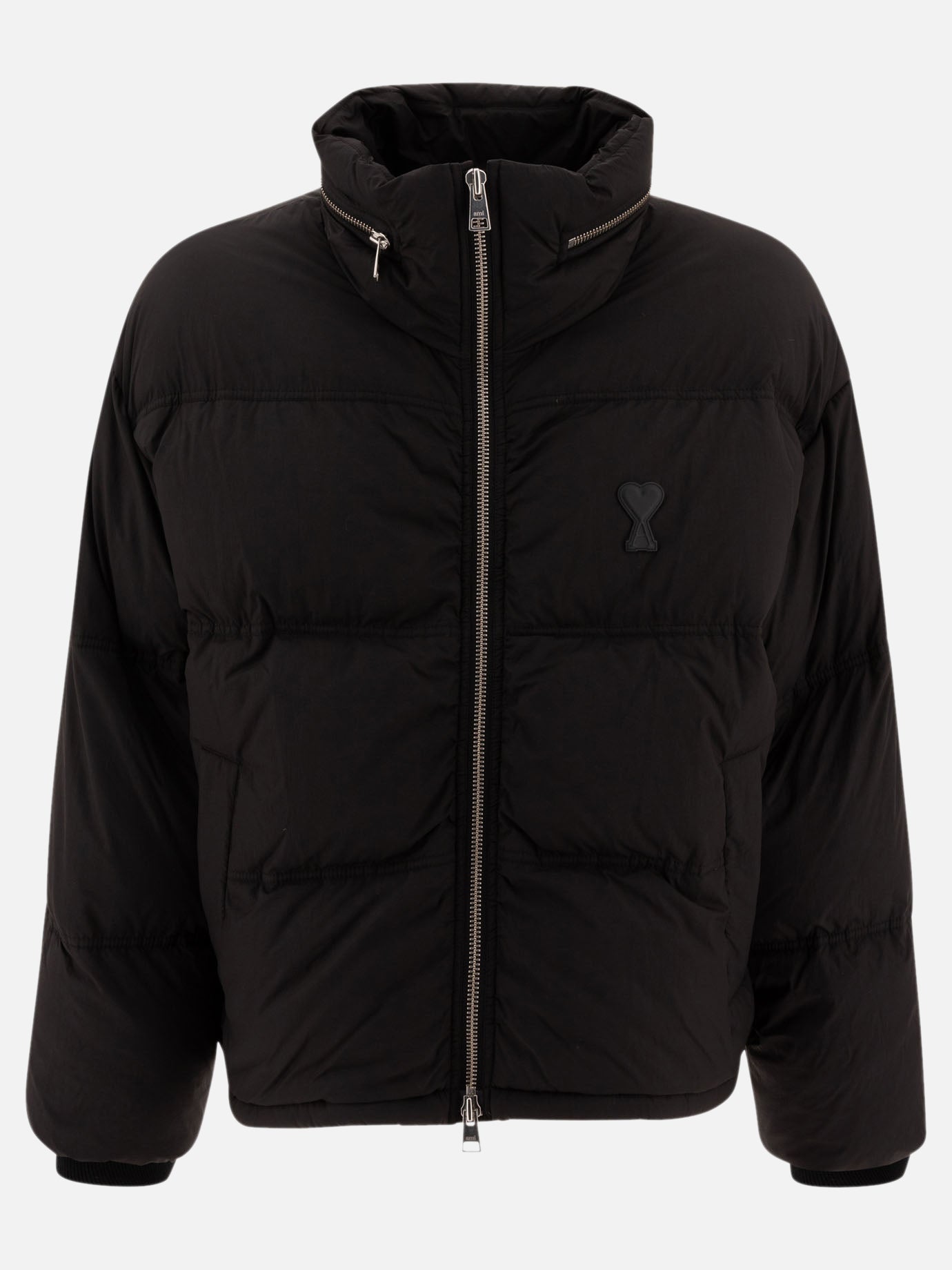 Down jackets Solid colour  Black - Ami Paris Men | PDP | VIETTI Online Store | Zoom-Modal
