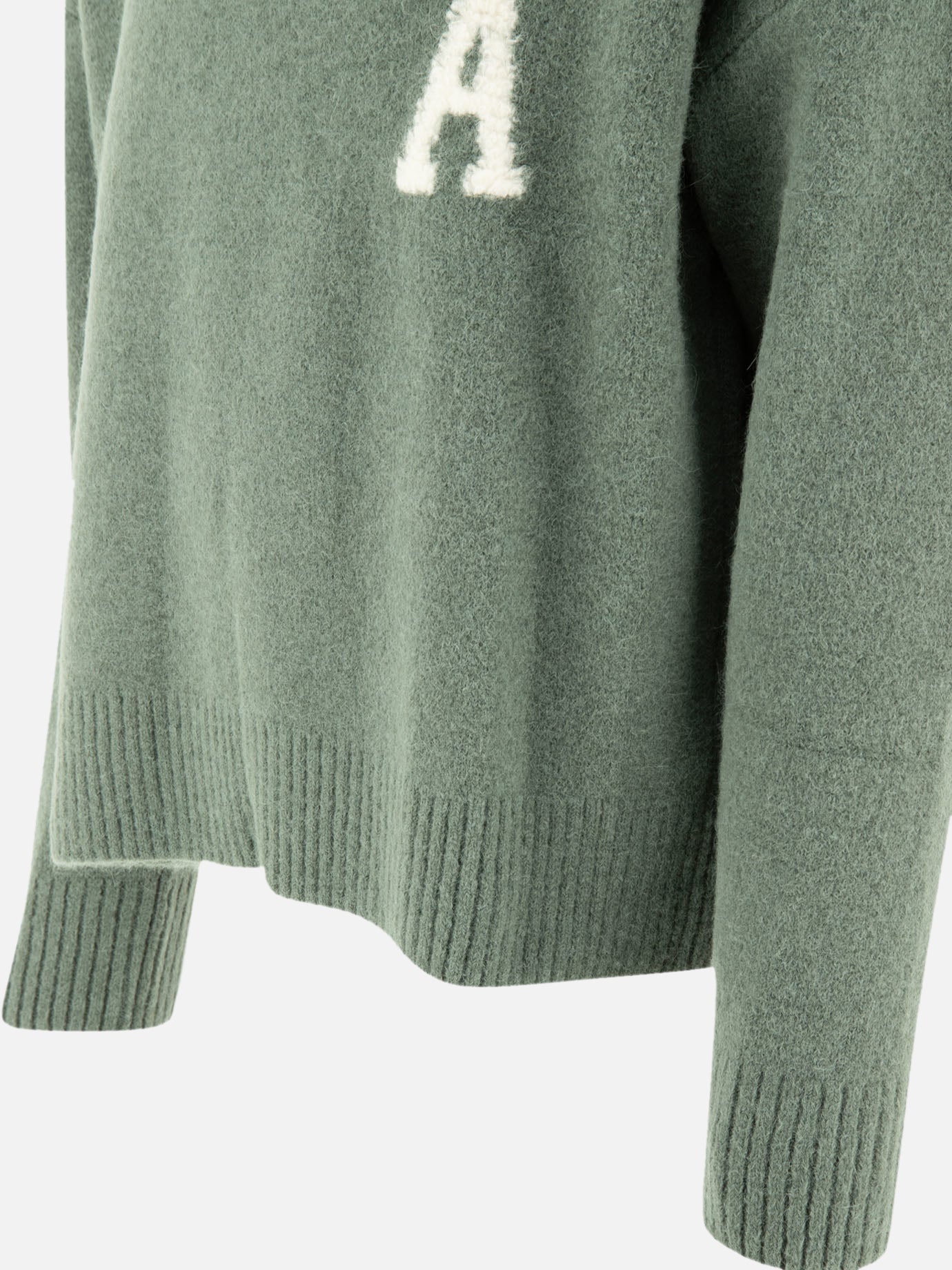 Polo con bottoni Solid colour  Verde - Ami Paris Uomo | PDP | VIETTI Online Store | Zoom-Modal_4
