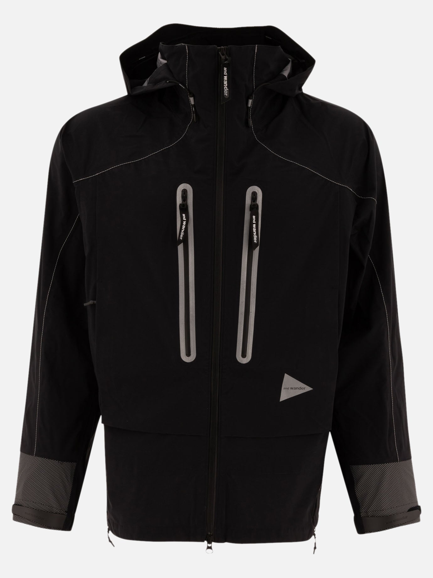 Giacche tecniche Solid colour  Nero - and Wander Uomo | PDP | VIETTI Online Store | Zoom-Modal
