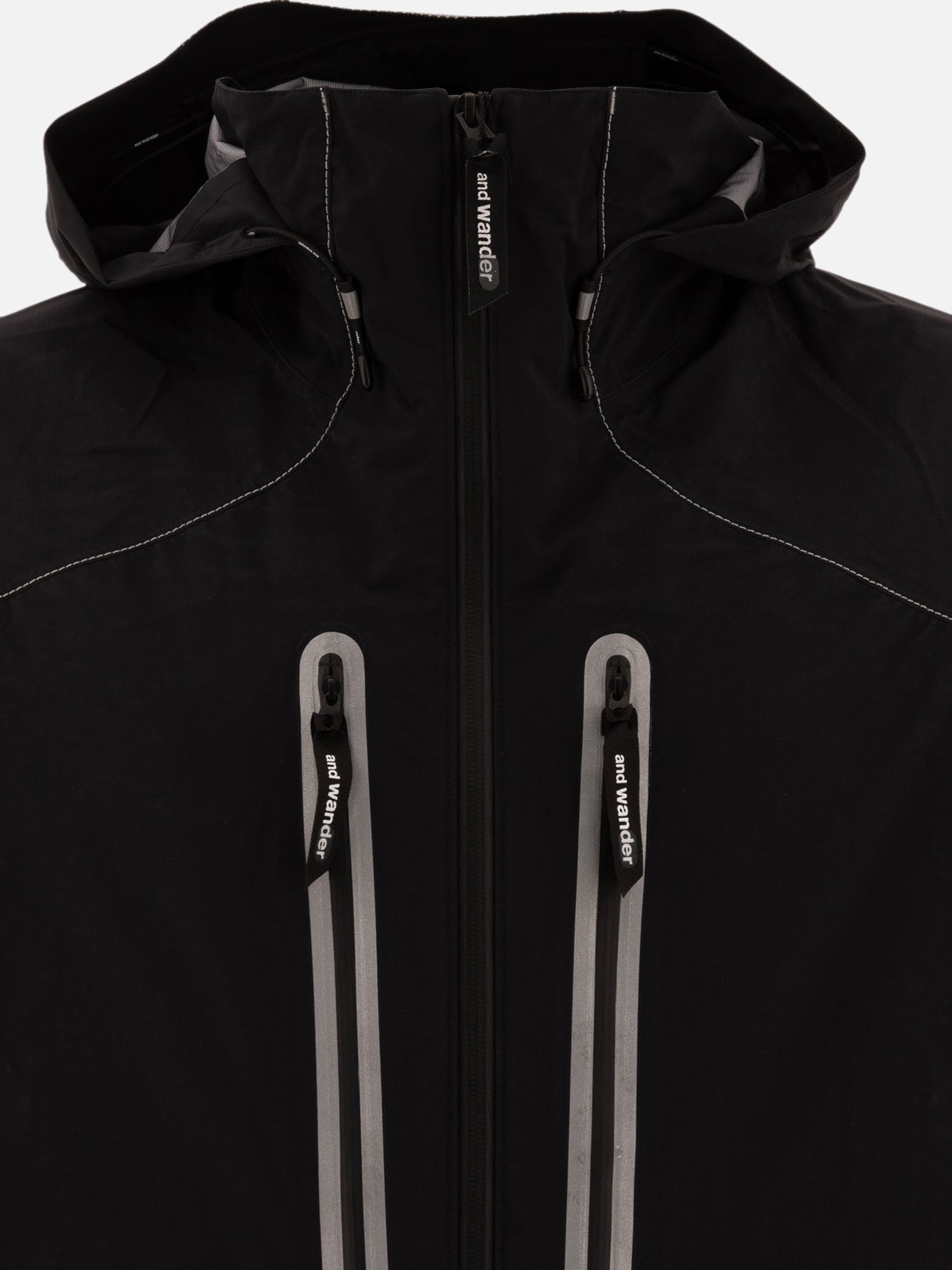 Giacche tecniche Solid colour  Nero - and Wander Uomo | PDP | VIETTI Online Store | thumbnail_3