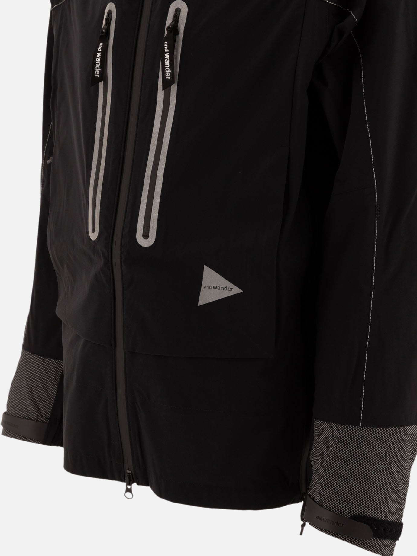 Giacche tecniche Solid colour  Nero - and Wander Uomo | PDP | VIETTI Online Store | Zoom-Modal_4
