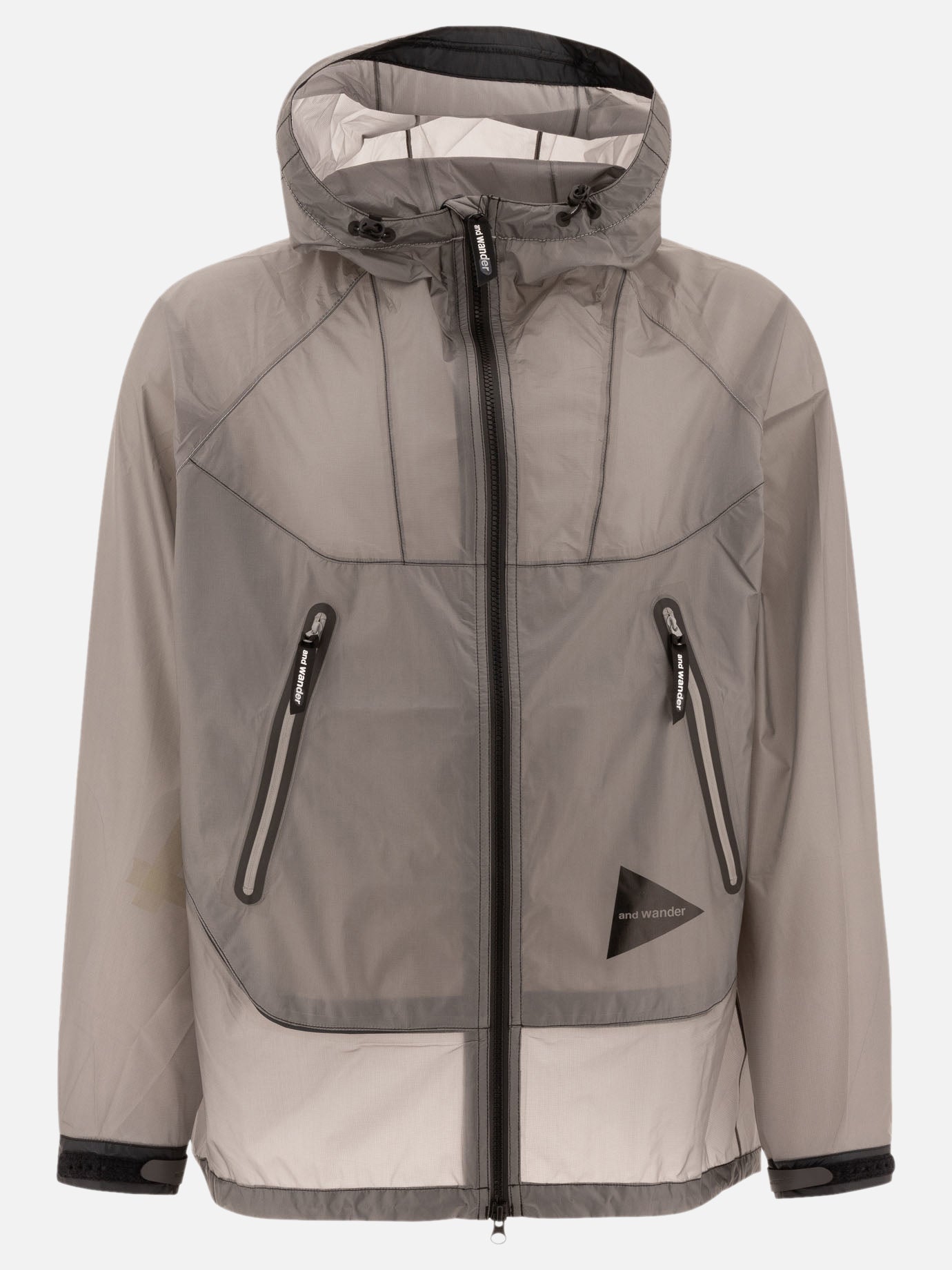Giacche tecniche Solid colour  Grigio - and Wander Uomo | PDP | VIETTI Online Store | thumbnail