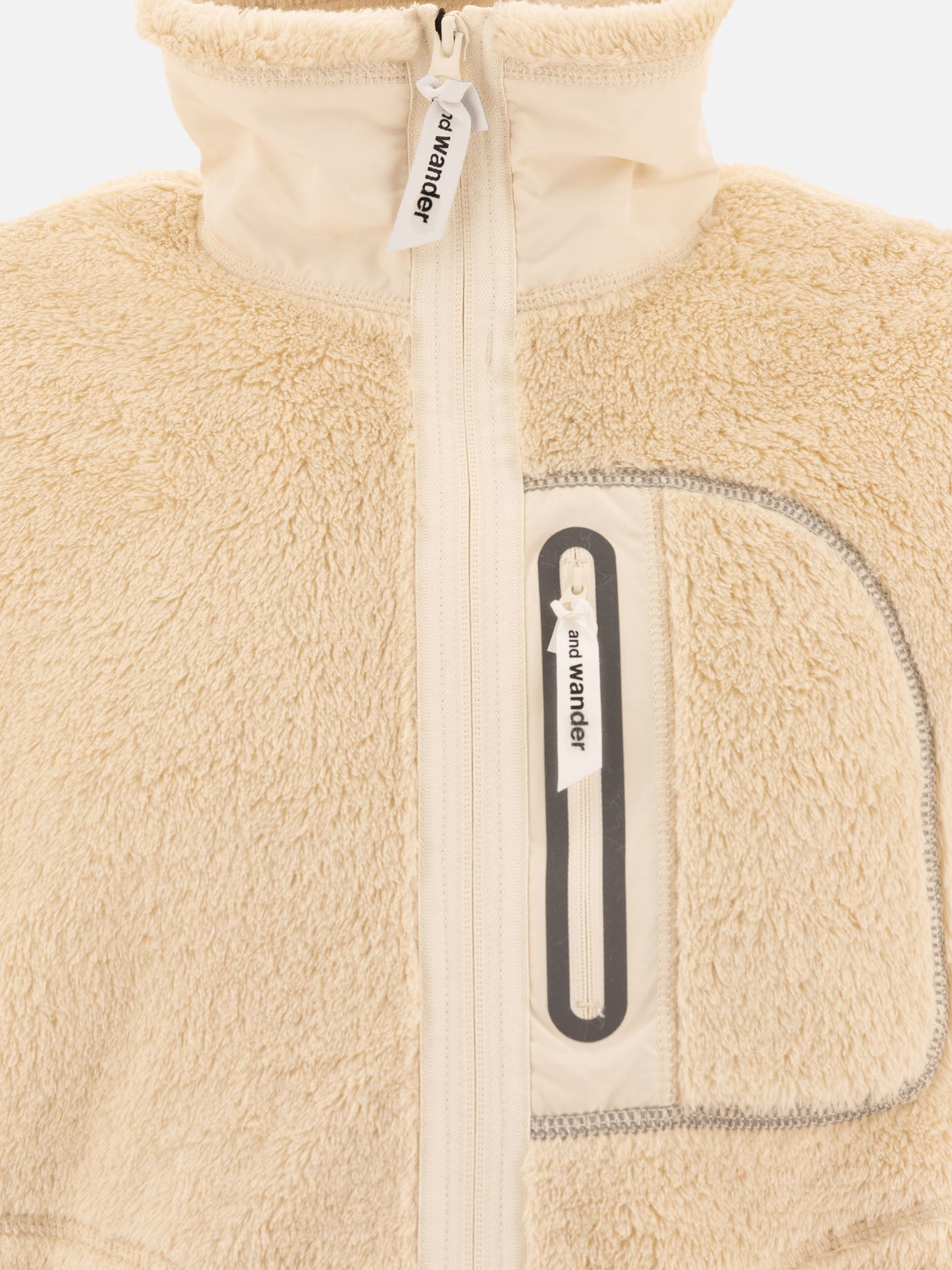 and Wander "High Loft" fleece jacket Beige