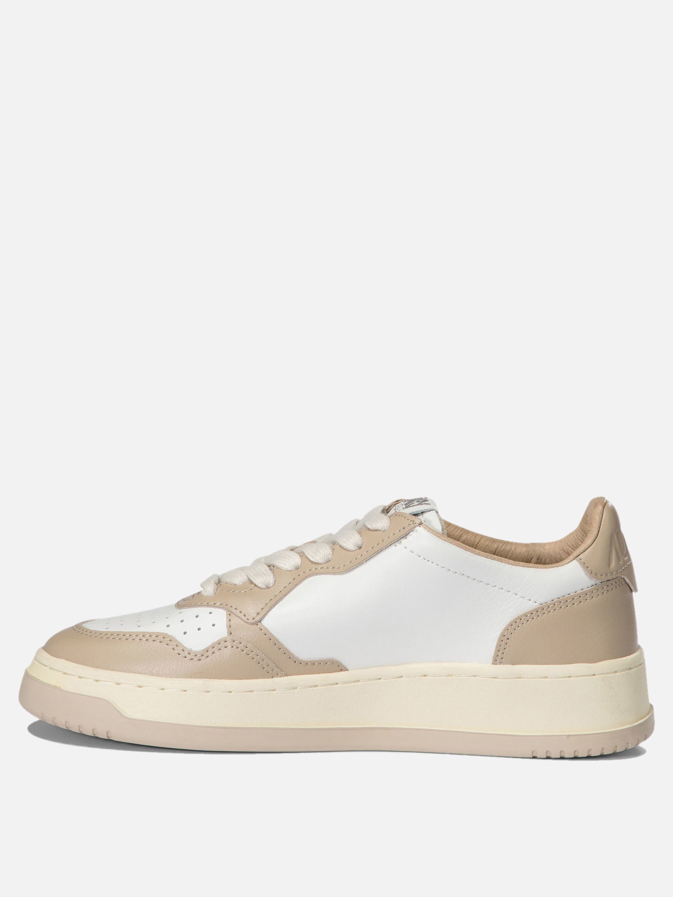 Sneaker basse 100% cow leather - 100% rubber  Beige - Autry Donna | PDP | VIETTI Online Store | thumbnail_3
