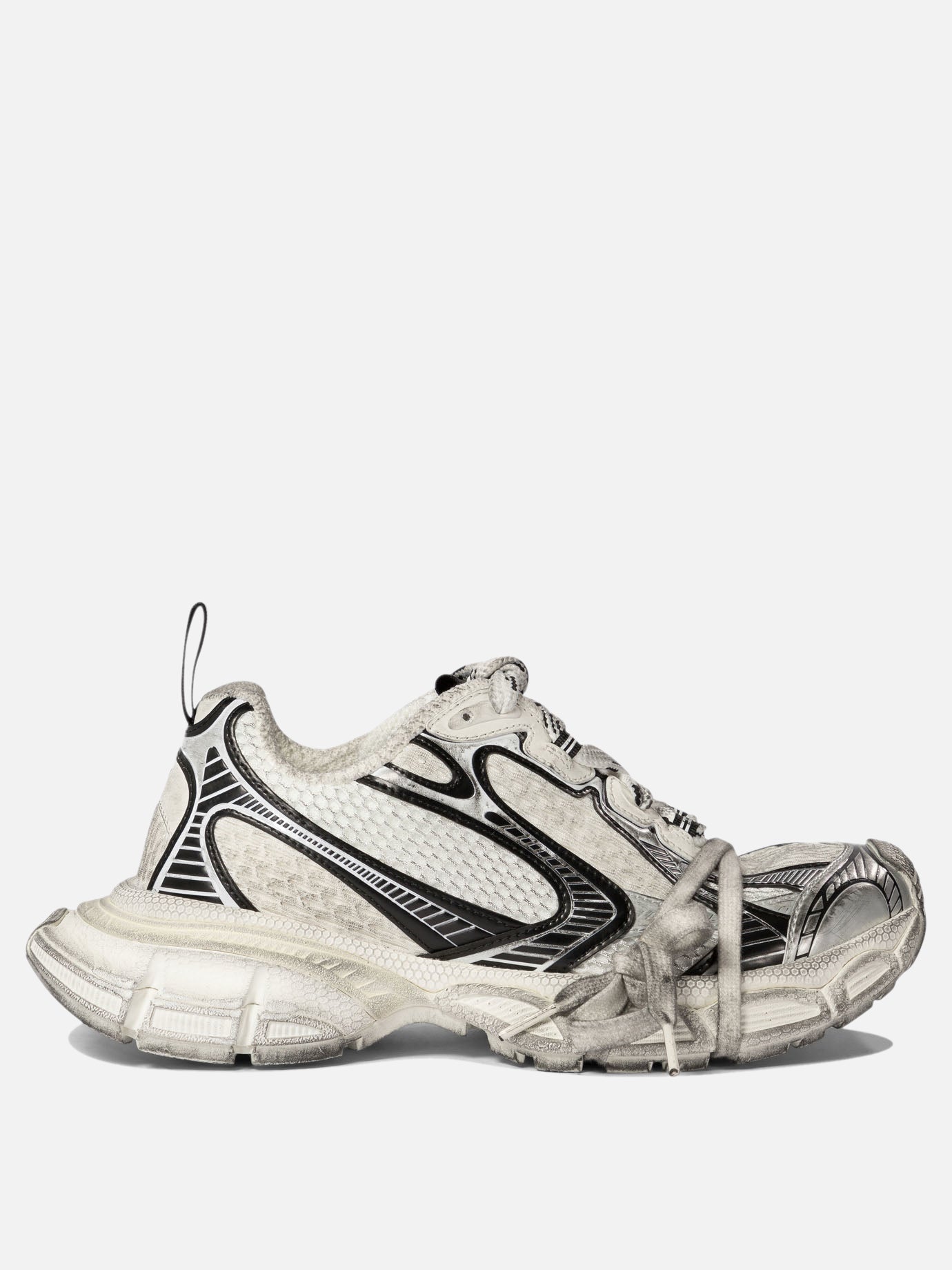 Sneaker basse 55% polyurethane 45% polyester - 100% rubber  Bianco - Balenciaga Donna | PDP | VIETTI Online Store | Zoom-Modal
