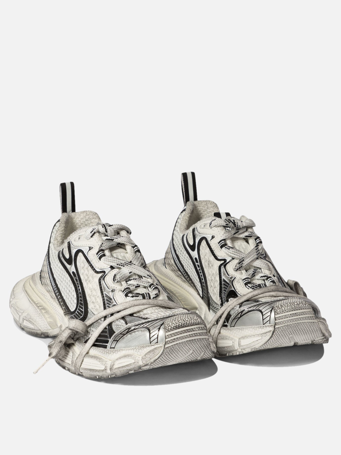 Sneaker basse 55% polyurethane 45% polyester - 100% rubber  Bianco - Balenciaga Donna | PDP | VIETTI Online Store | Zoom-Modal_2
