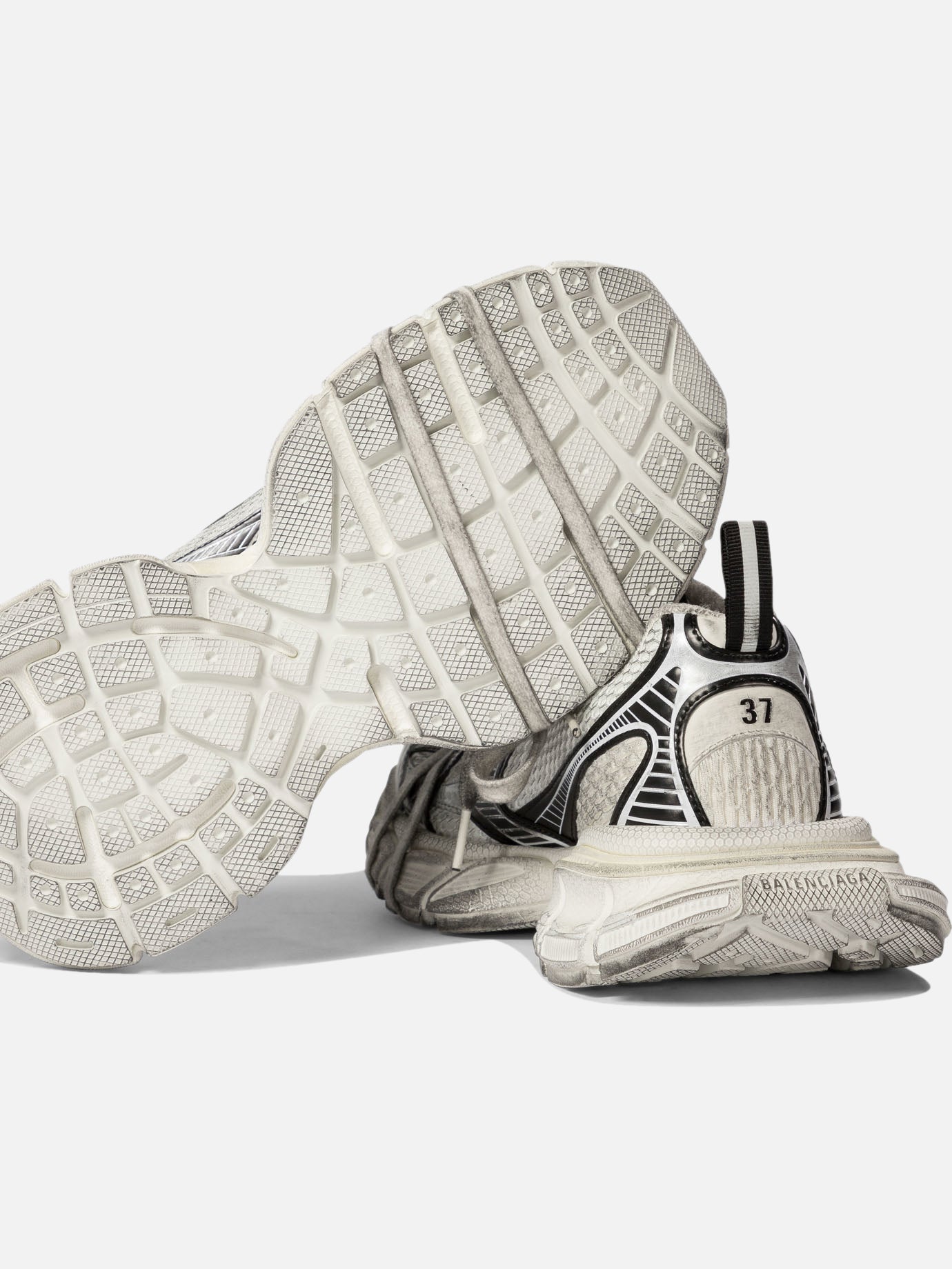 Sneaker basse 55% polyurethane 45% polyester - 100% rubber  Bianco - Balenciaga Donna | PDP | VIETTI Online Store | Zoom-Modal_5
