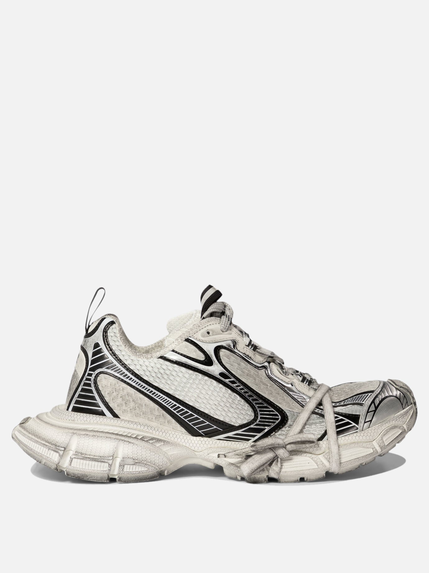 Sneaker basse 55% polyurethane 45% polyester - 100% rubber  Bianco - Balenciaga Uomo | PDP | VIETTI Online Store | thumbnail