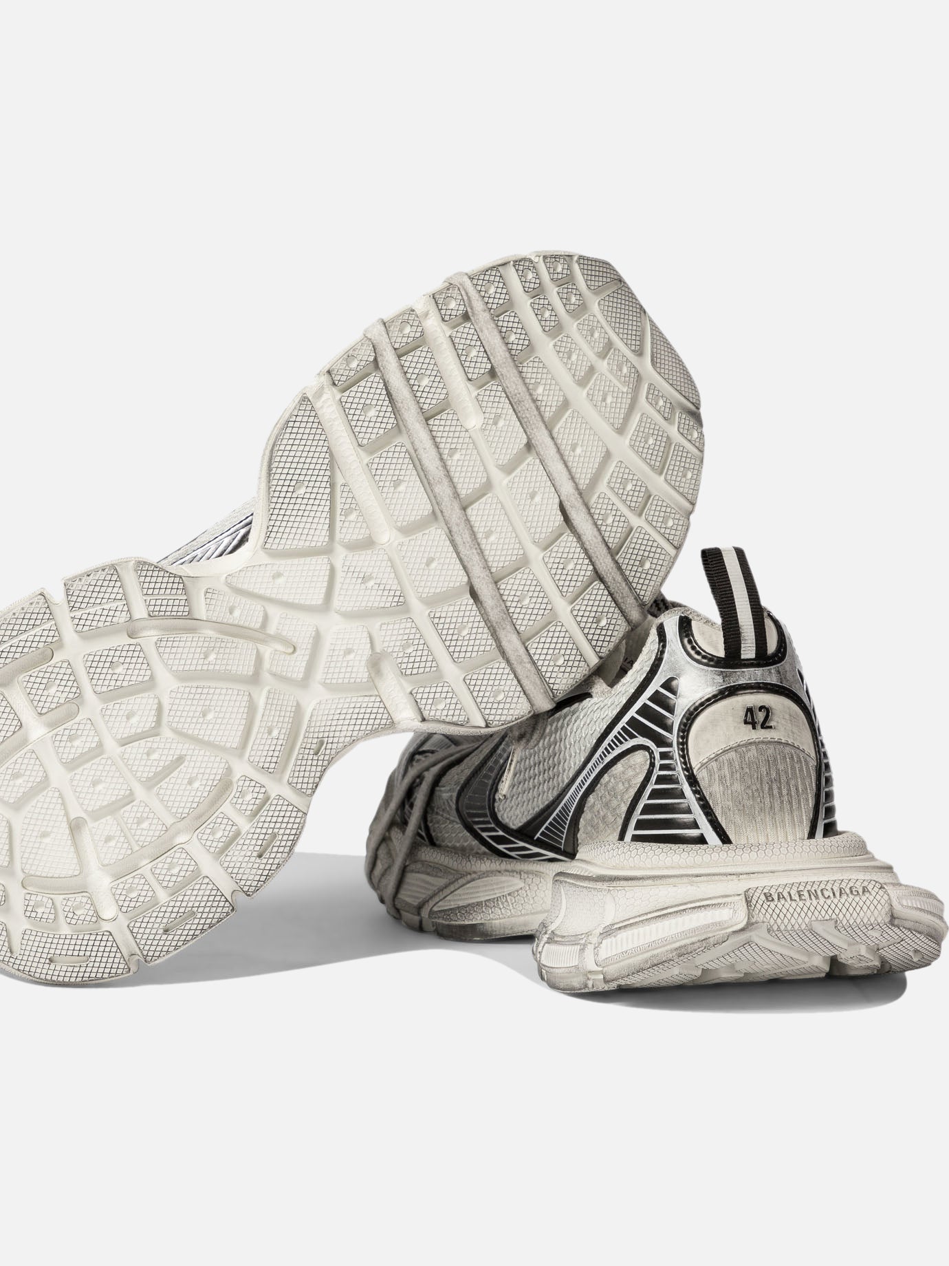 Sneaker basse 55% polyurethane 45% polyester - 100% rubber  Bianco - Balenciaga Uomo | PDP | VIETTI Online Store | Zoom-Modal_5
