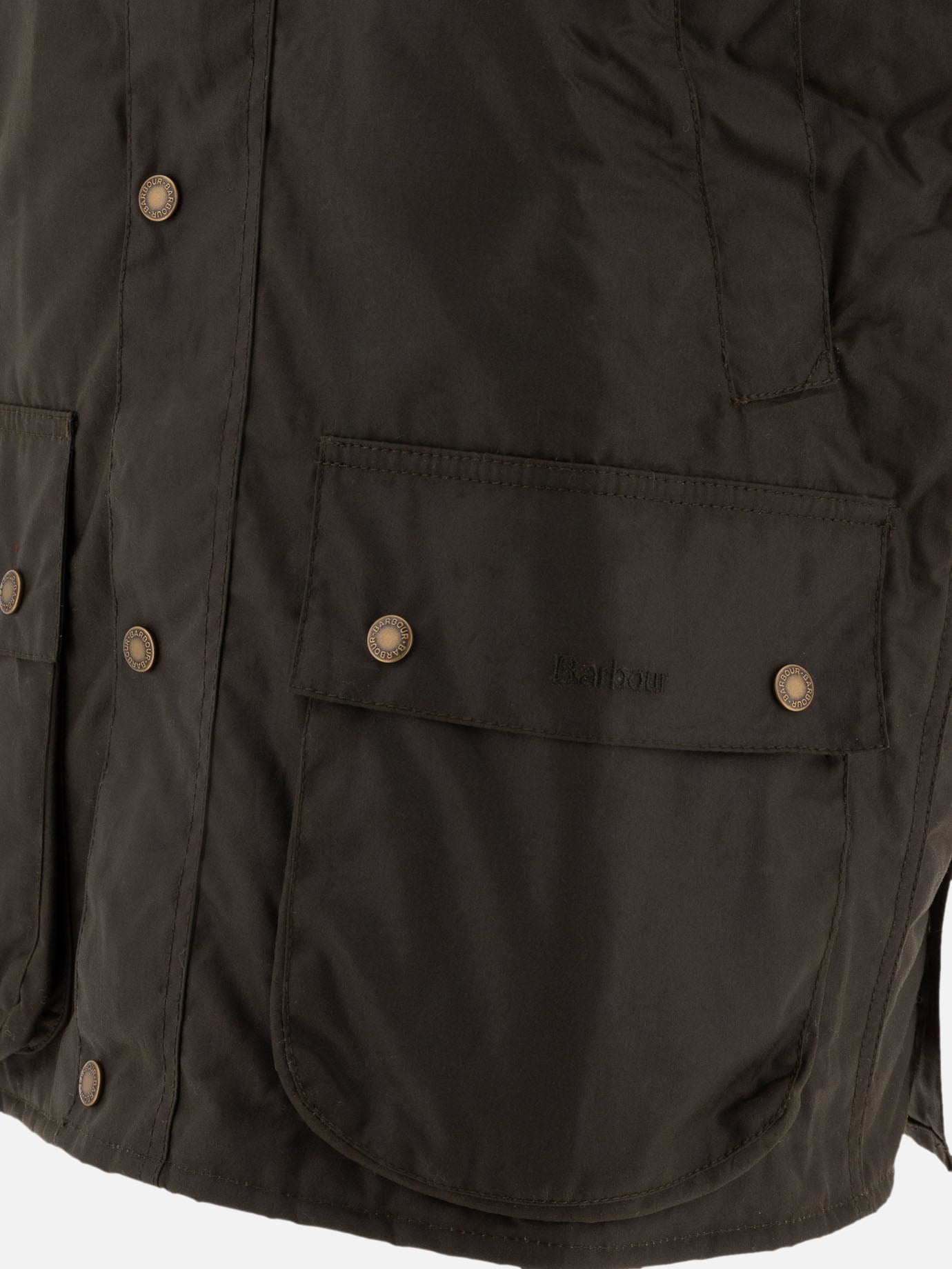 Gilet cerato oversize Barbour x Baracuta