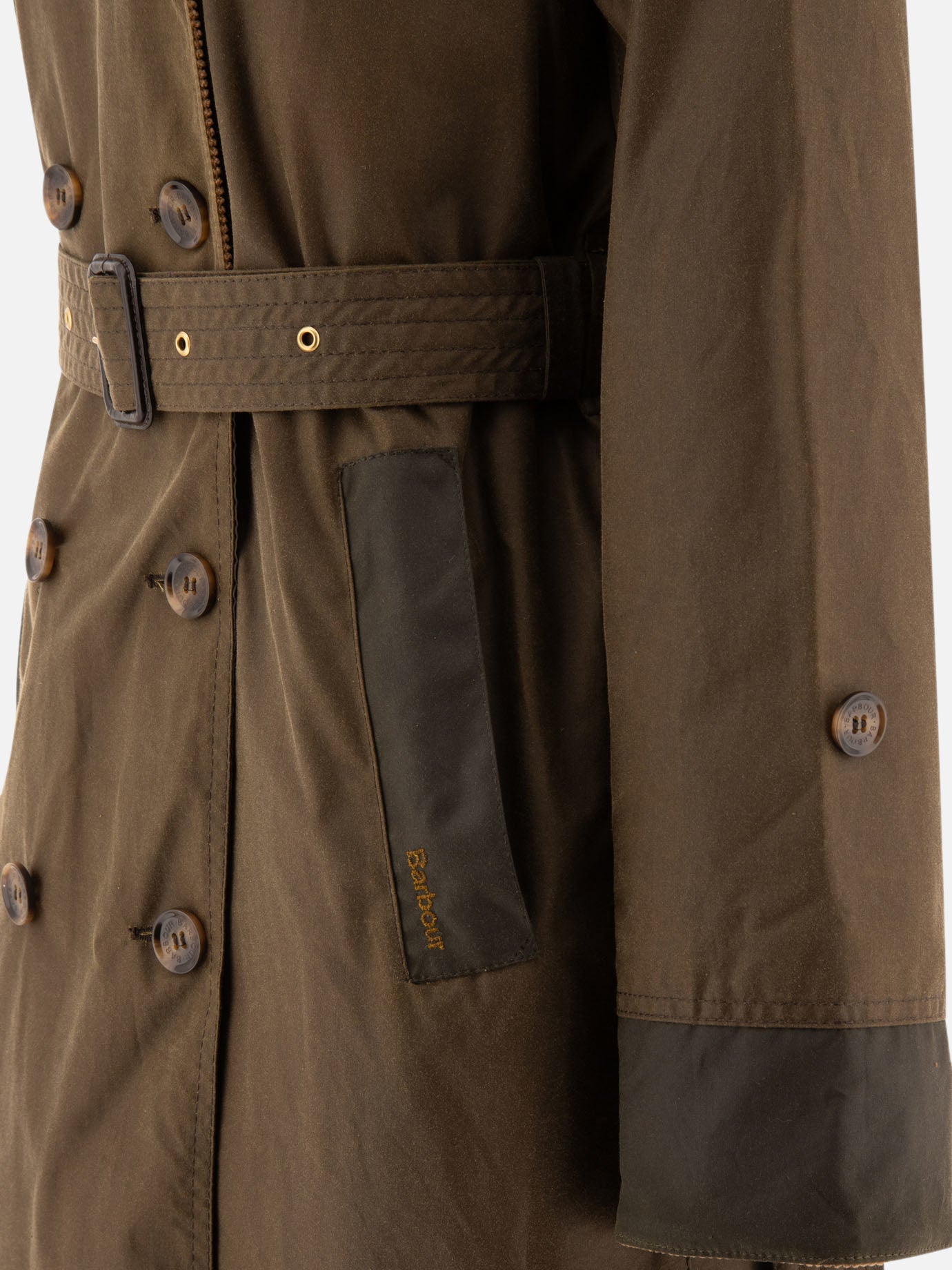Impermeabili & Trench Solid colour  Verde - Barbour Donna | PDP | VIETTI Online Store | Zoom-Modal_4
