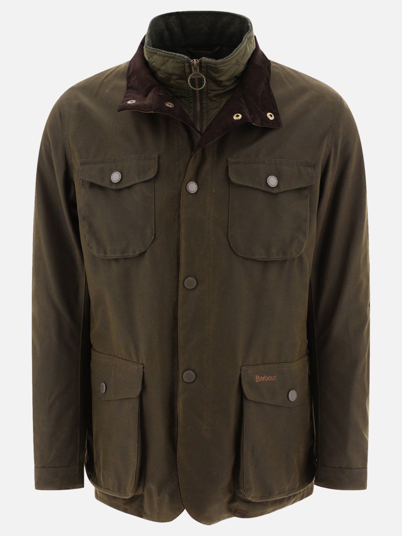 Giacche leggere & Trapuntate Solid colour  Verde - Barbour Uomo | PDP | VIETTI Online Store | thumbnail