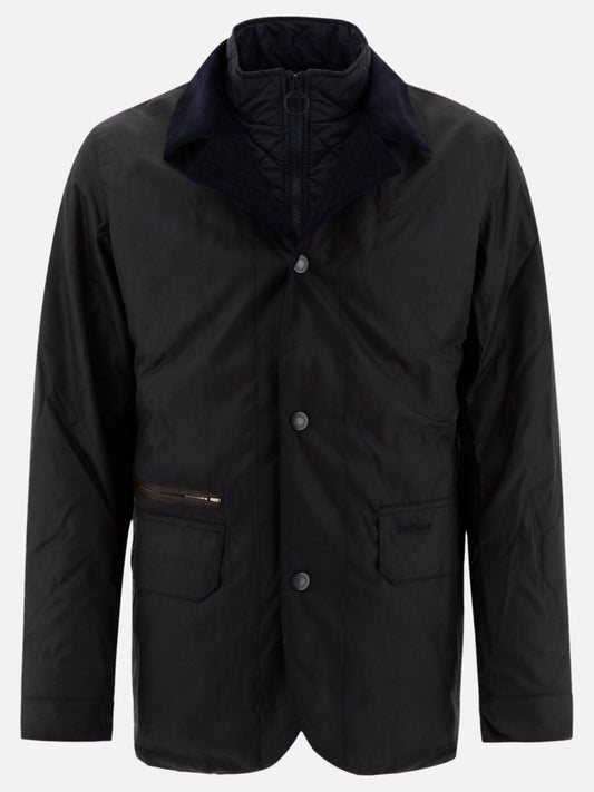 Barbour "Utility Sapper" waxed jacket 14592854_S Blue 1