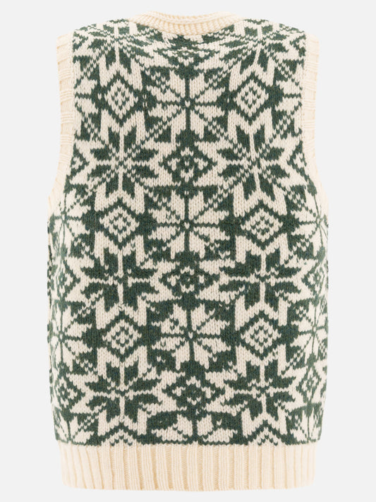 Vests Textured knit  Green - Beams Plus Men | PLP | VIETTI Online Store | 2
