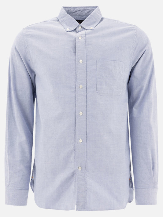 Camicie casual Solid colour  Blu - Beams Plus Uomo | PLP | VIETTI Online Store 
