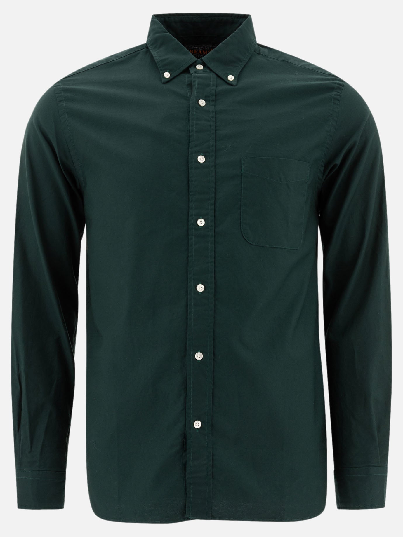 Casual shirts Solid colour  Green - Beams Plus Men | PDP | VIETTI Online Store | thumbnail