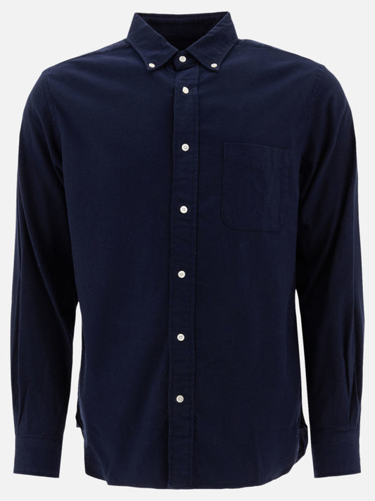 Camicie casual Solid colour  Blu - Beams Plus Uomo | PLP | VIETTI Online Store 
