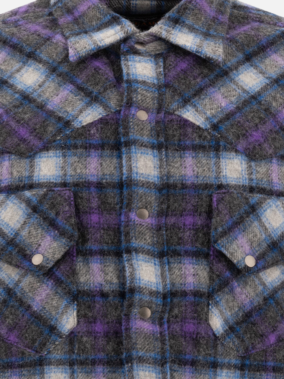Beams Plus "Western" shirt Purple