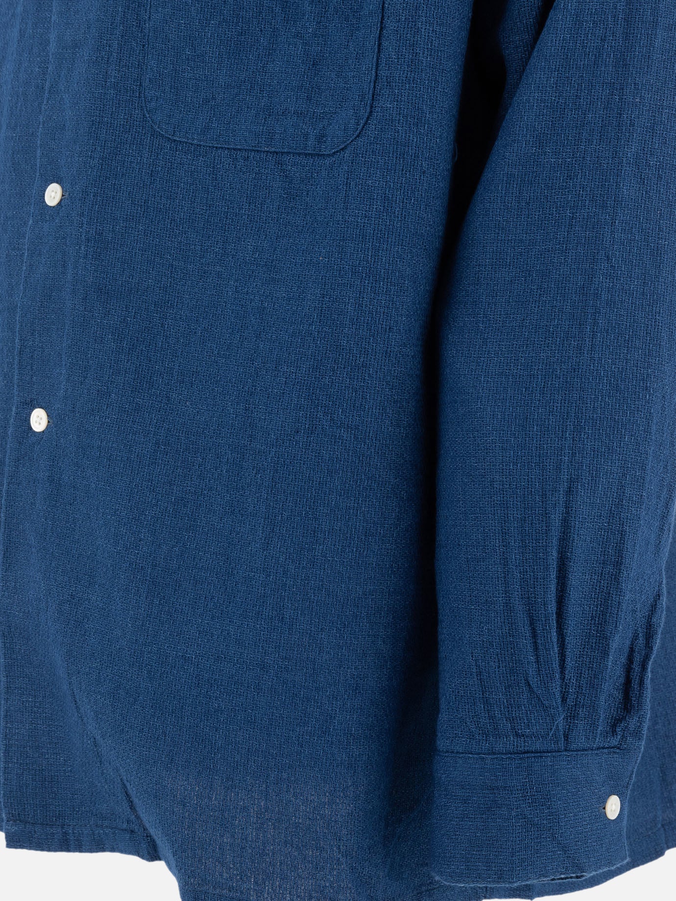 Camicie casual Solid colour  Blu - Beams Plus Uomo | PDP | VIETTI Online Store | thumbnail_4