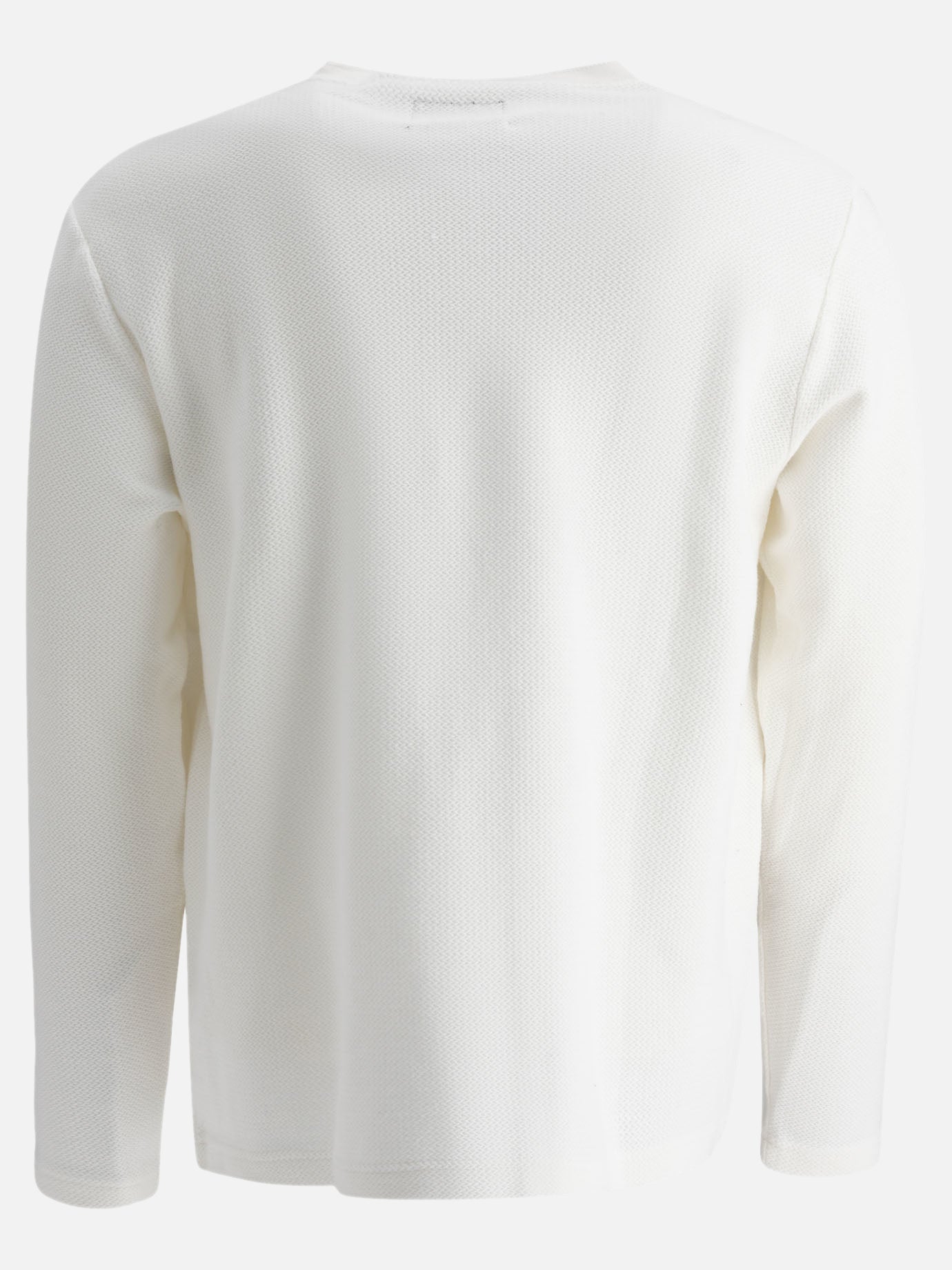 T-shirt serafino Solid colour  Bianco - Beams Plus Uomo | PDP | VIETTI Online Store | Zoom-Modal_2
