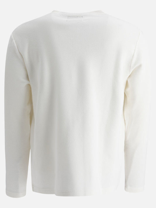 T-shirt serafino Solid colour  Bianco - Beams Plus Uomo | PLP | VIETTI Online Store | 2
