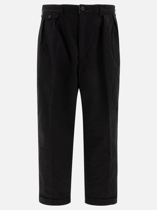 Pantaloni casual Solid colour  Nero - Beams Plus Uomo | PDP | VIETTI Online Store 
