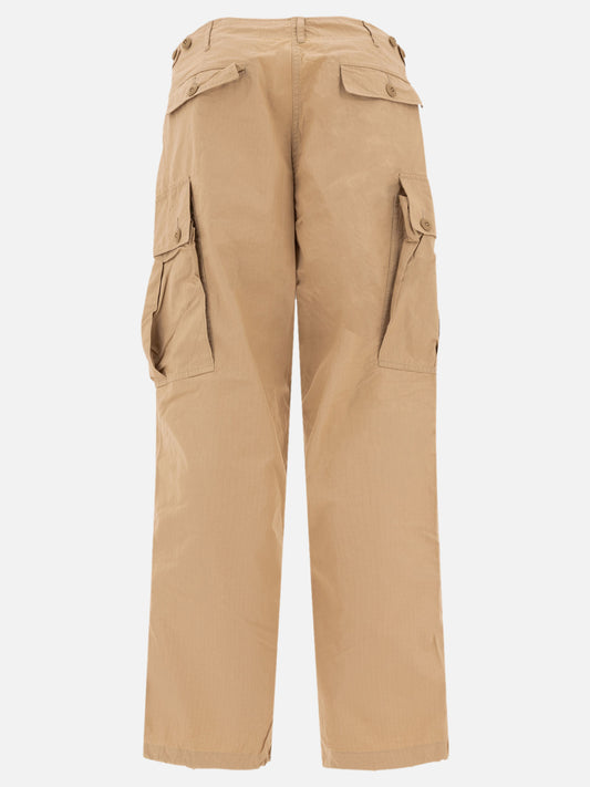 Pantaloni cargo & parachute Solid colour  Beige - Beams Plus Uomo | PDP | VIETTI Online Store | 2
