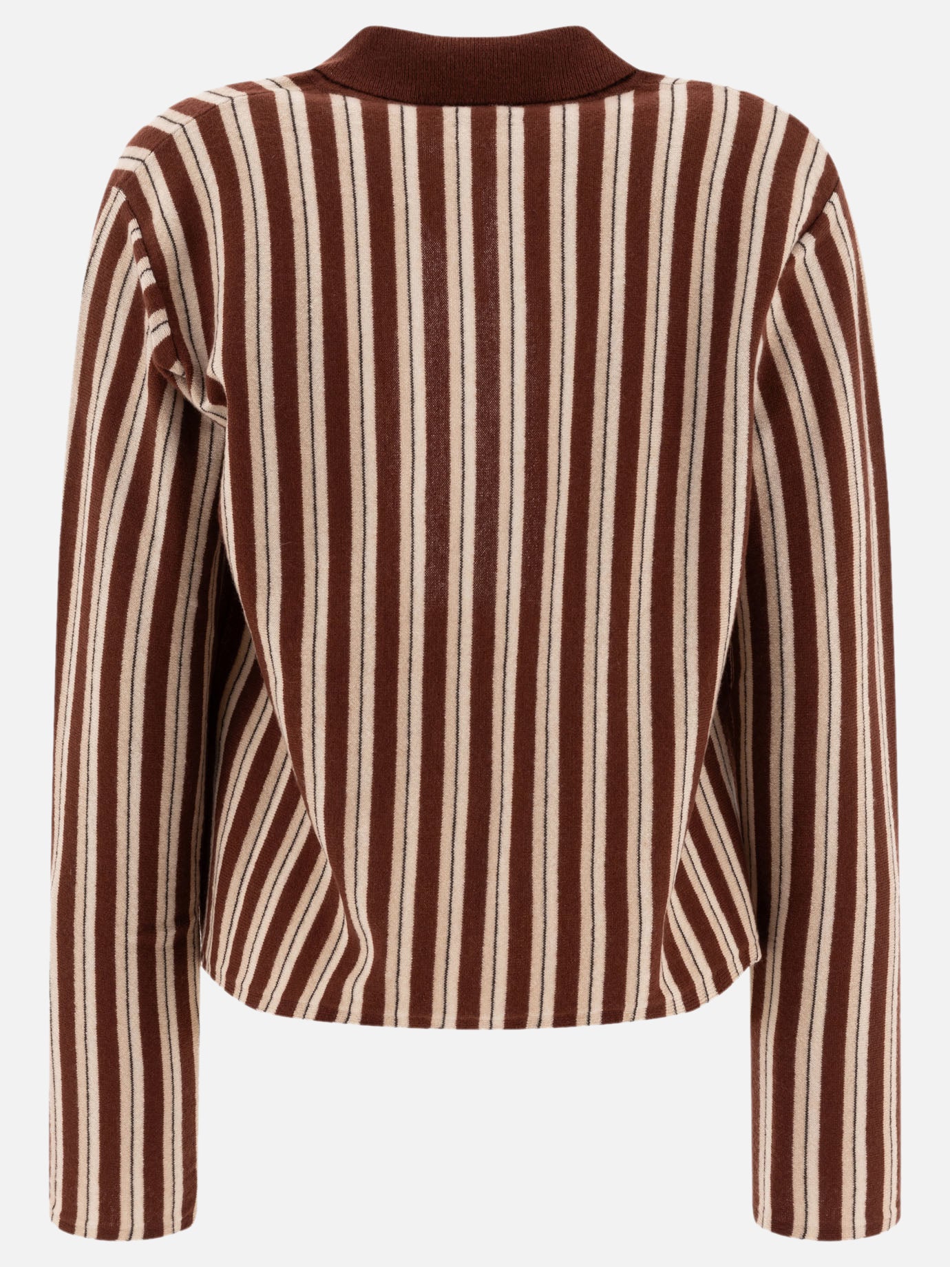 Bode "Hogan Stripe" cardigan Brown