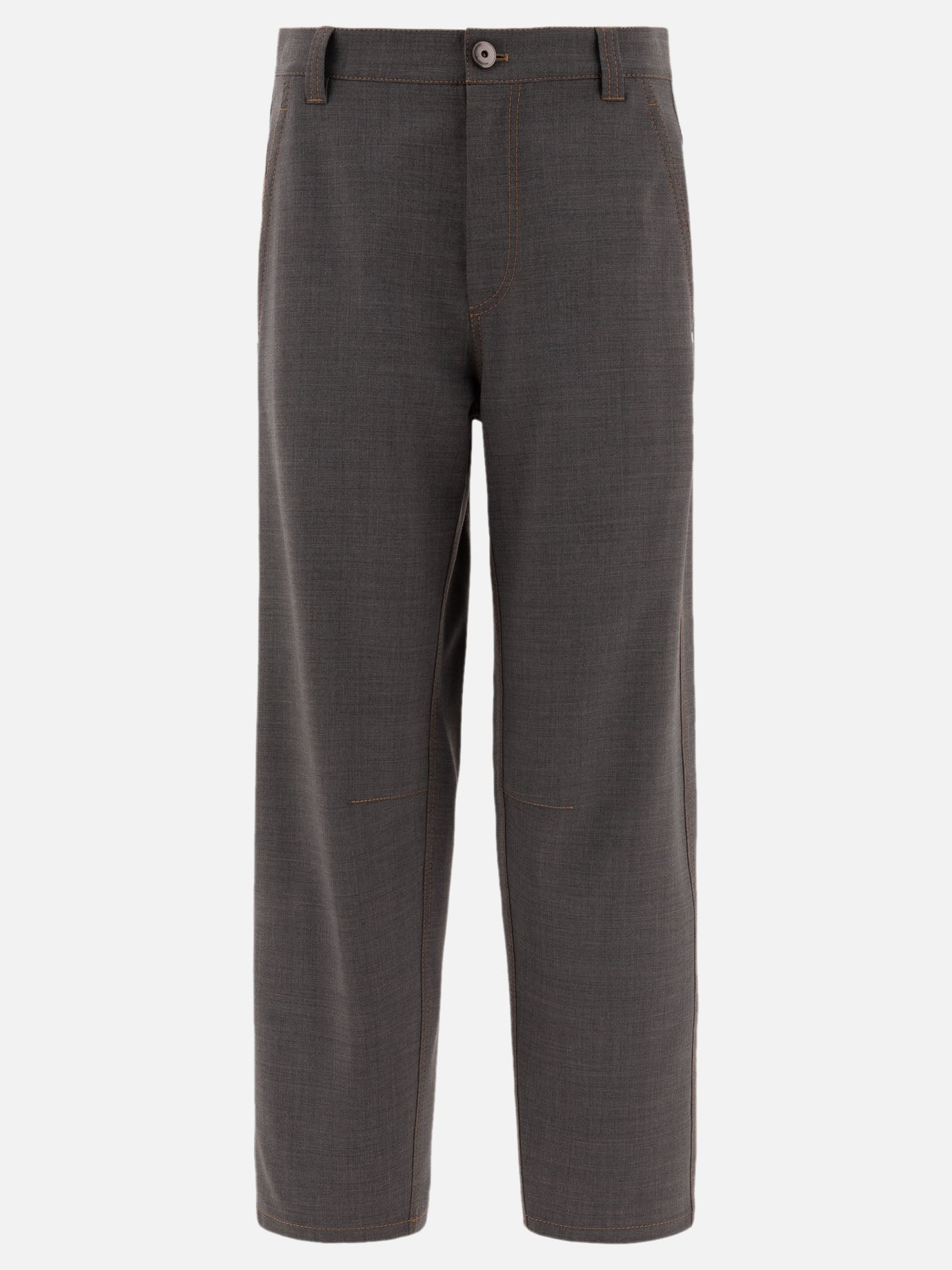 Vietti Brunello Cucinelli Pantaloni in lana "Soft Curved"