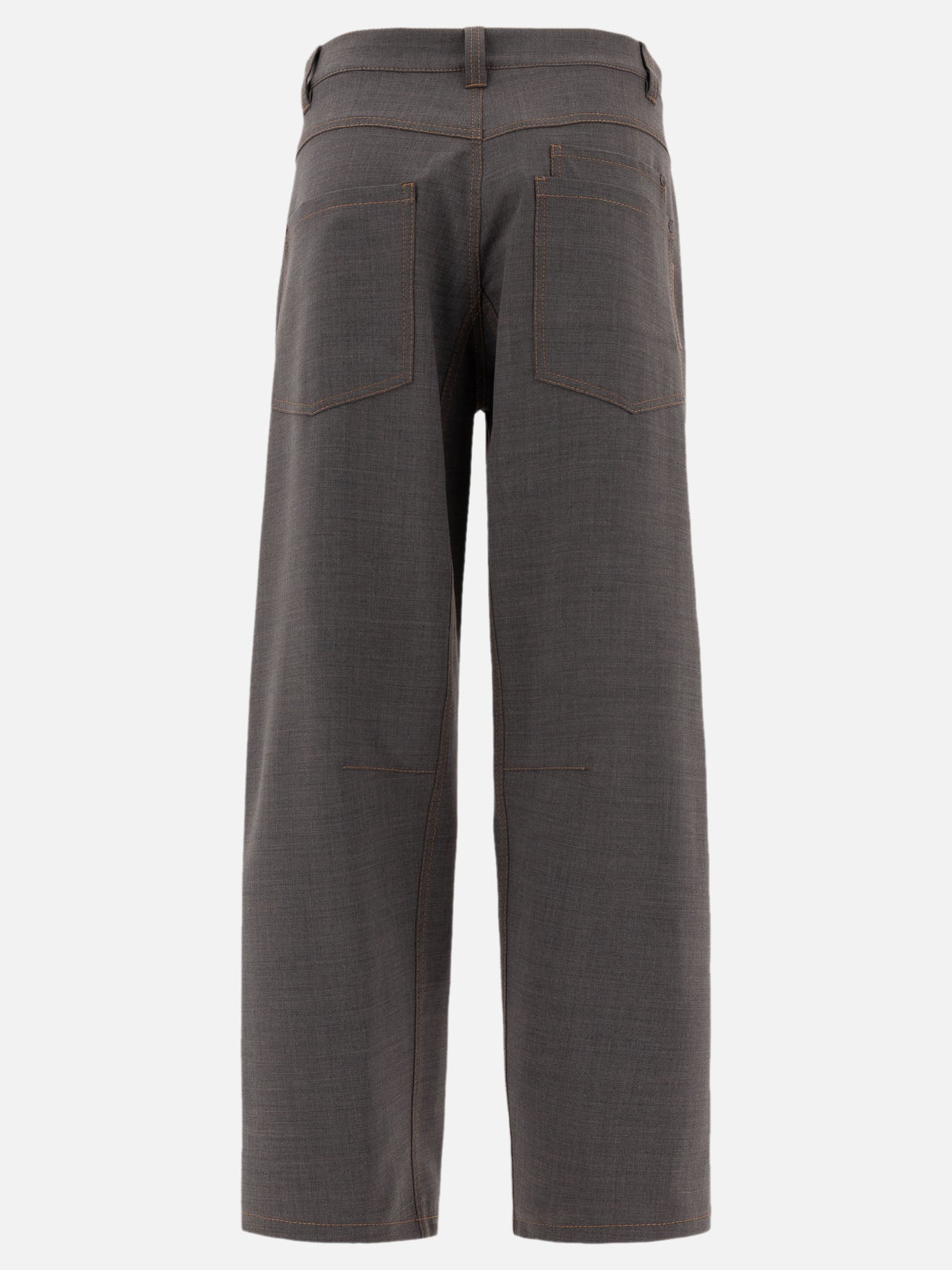 Pantaloni in lana "Soft Curved"